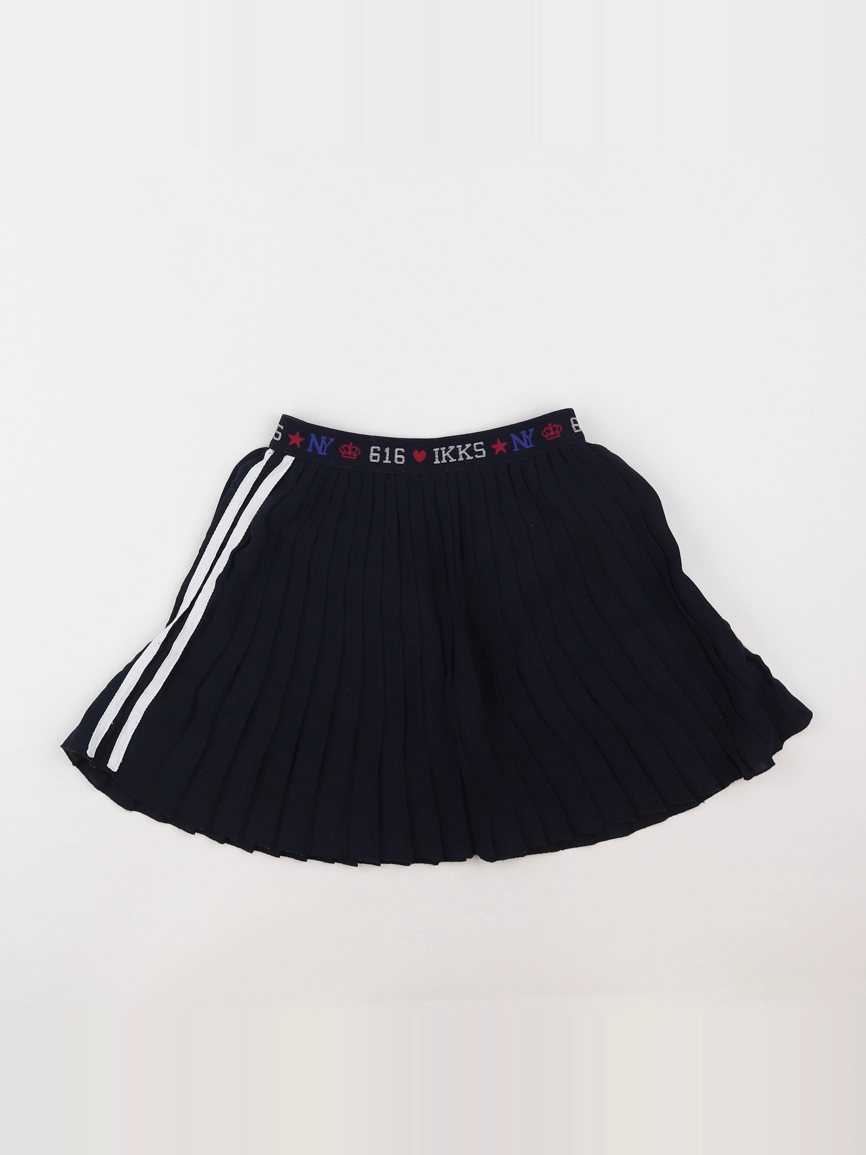 IKKS - jupe noir - 7/8 ans