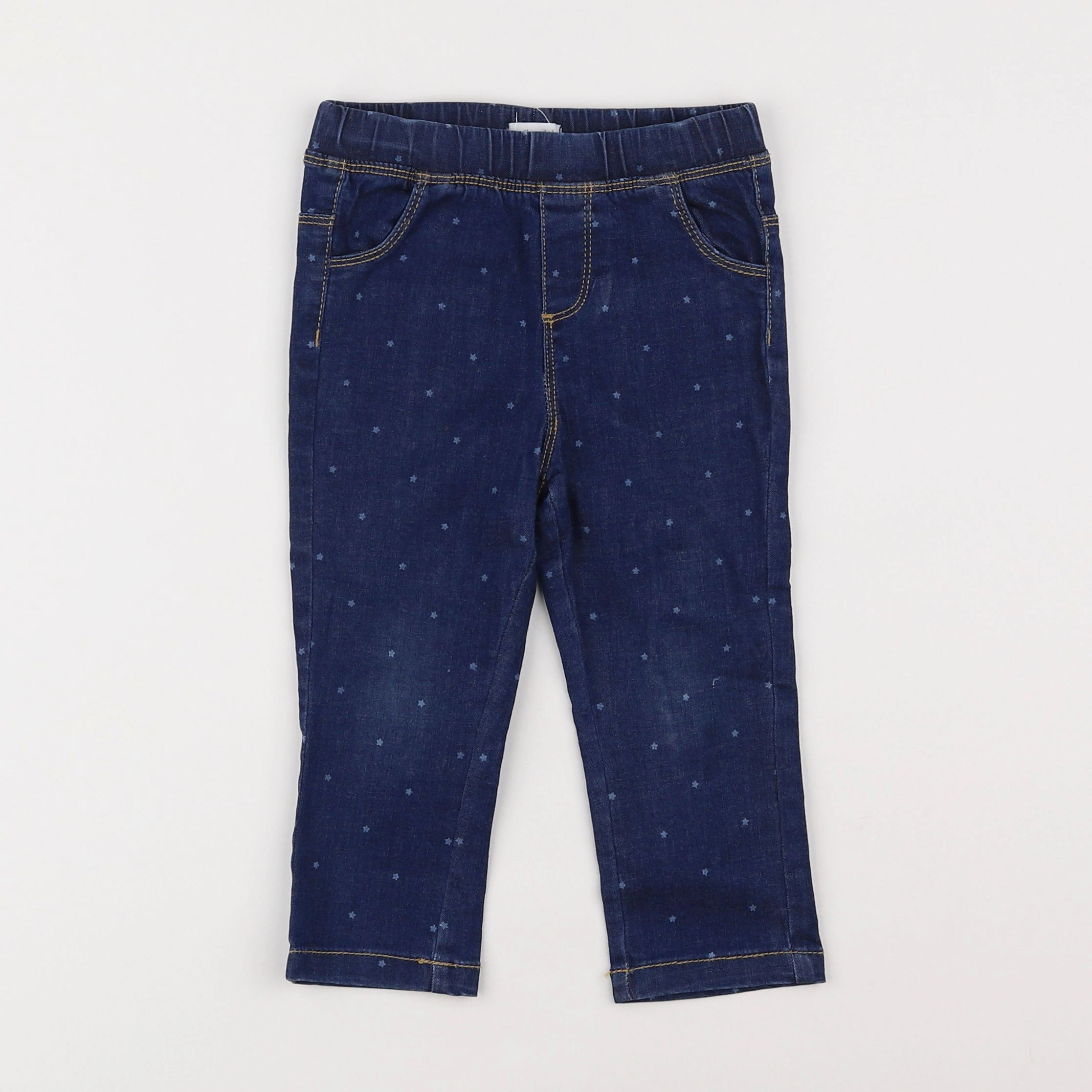 Vertbaudet - jegging bleu - 2 ans