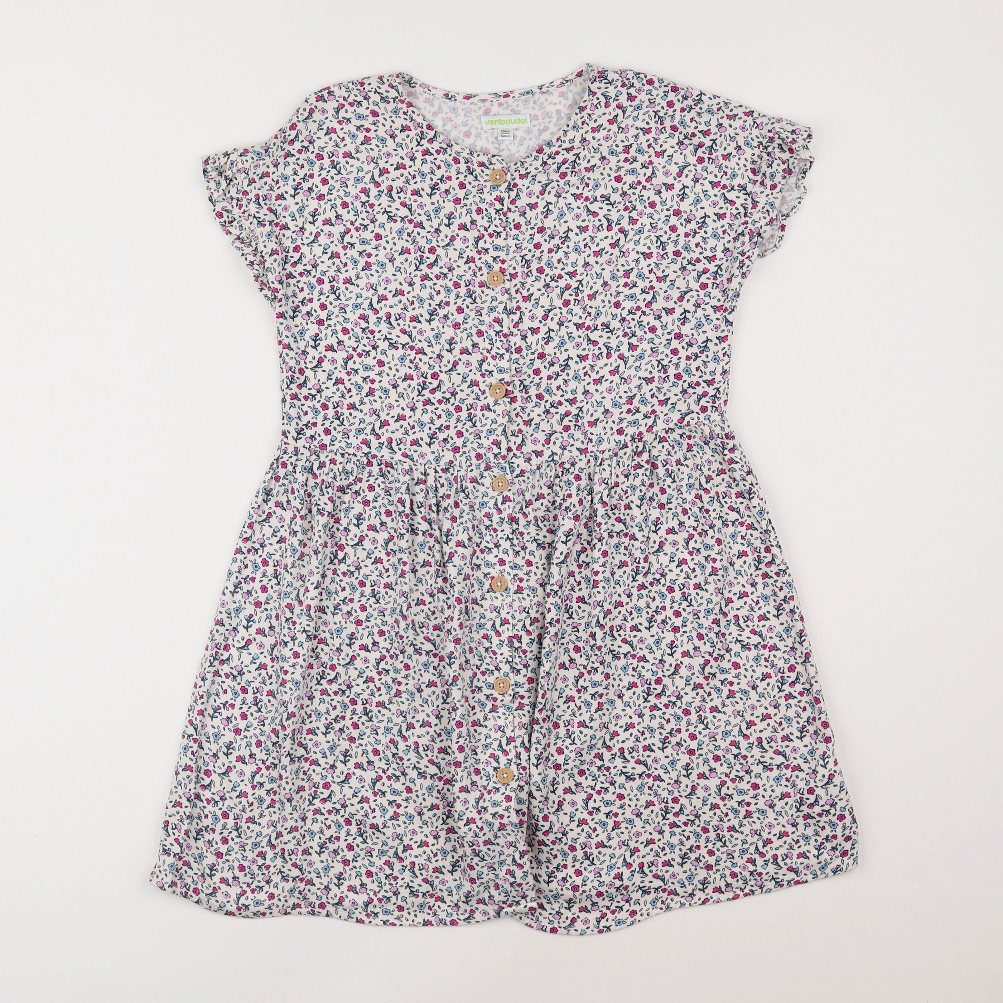 Vertbaudet - robe multicolore - 9 ans