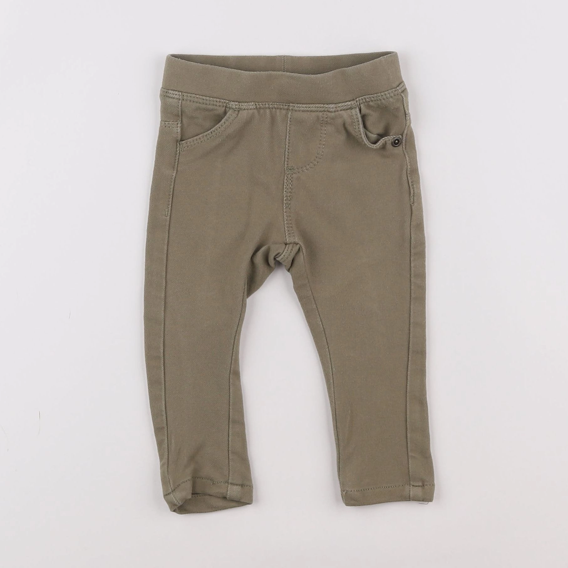 Vertbaudet - jegging vert - 6 mois