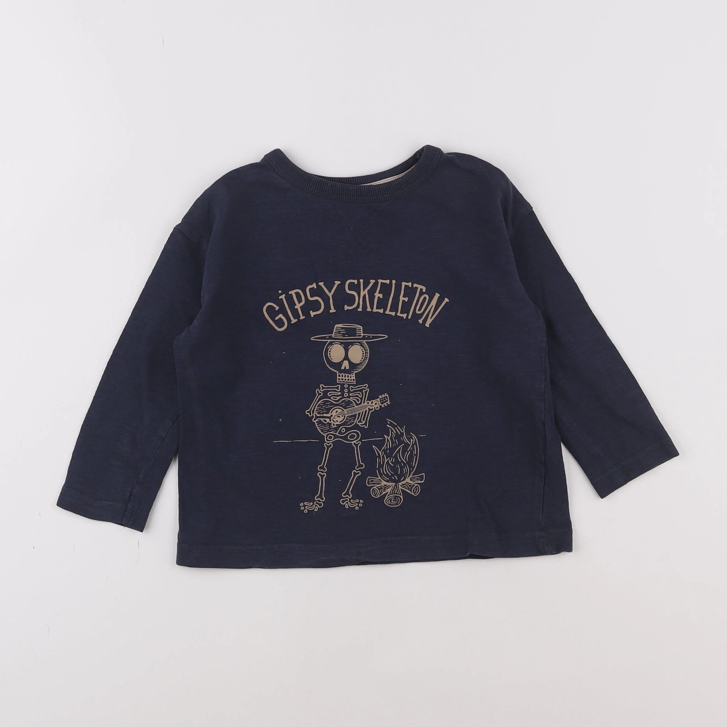 Vertbaudet - tee-shirt bleu - 3 ans