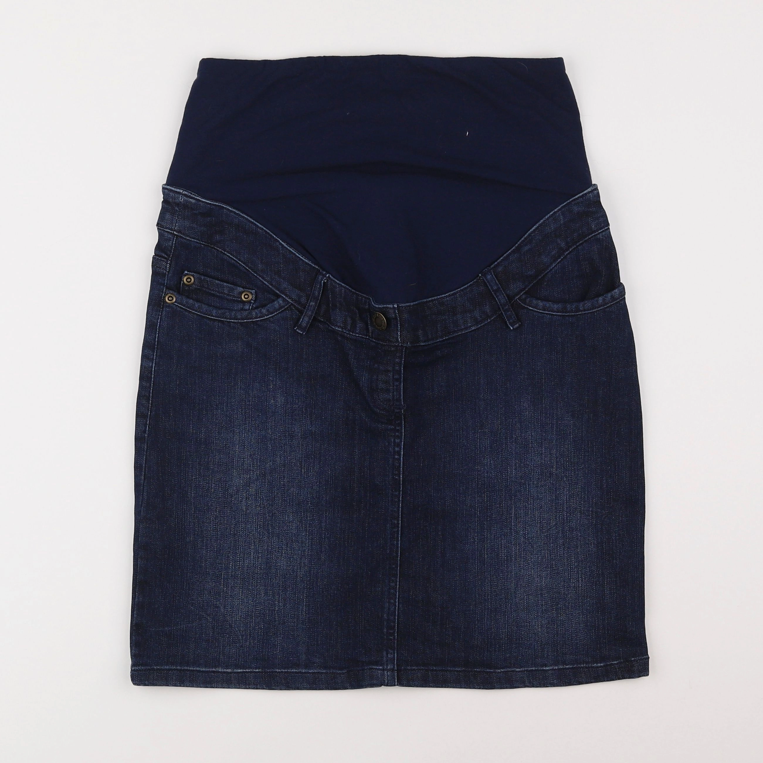 Vertbaudet - jupe grossesse bleu - 36