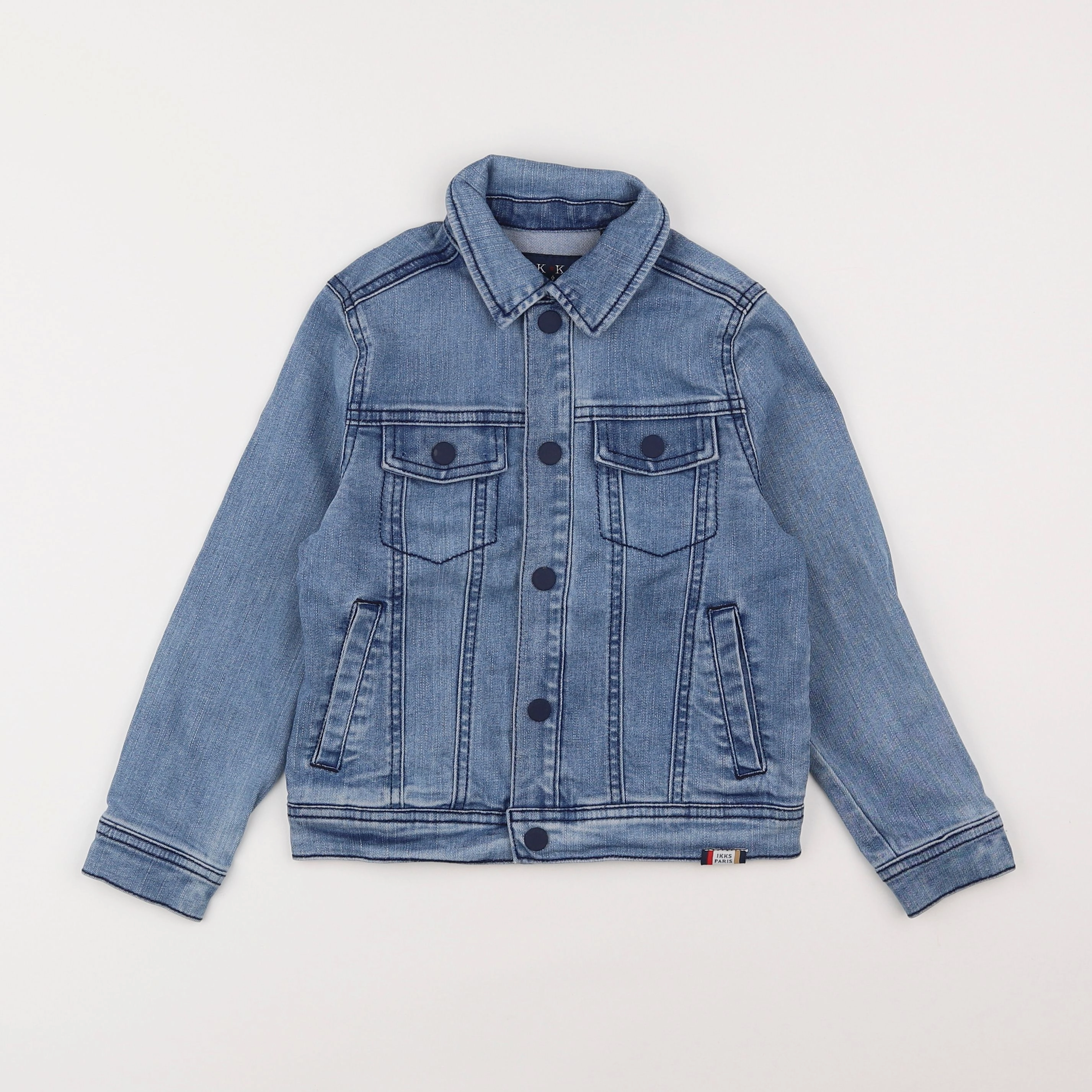 IKKS - veste bleu - 6 ans