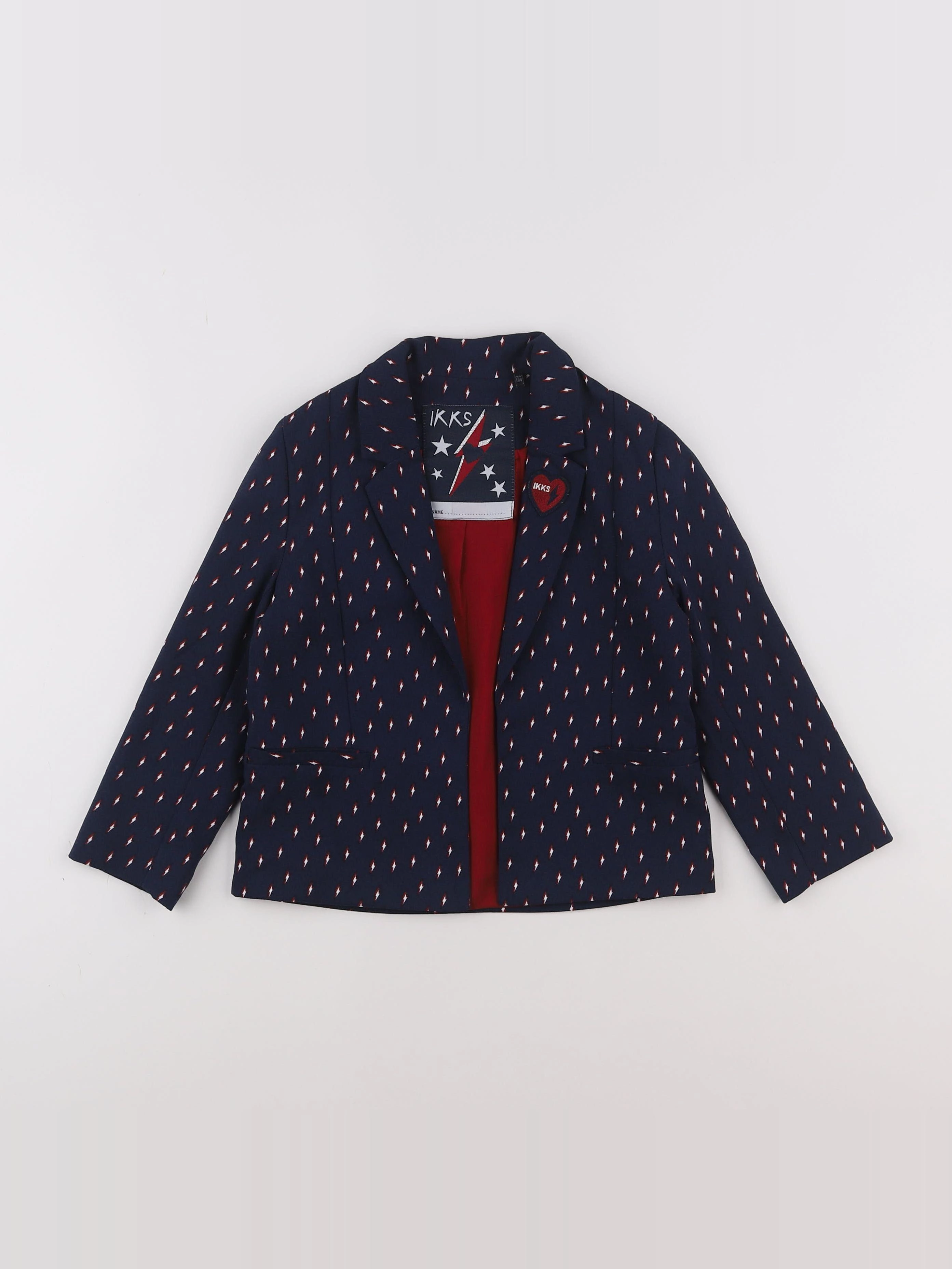 IKKS - veste bleu - 4 ans