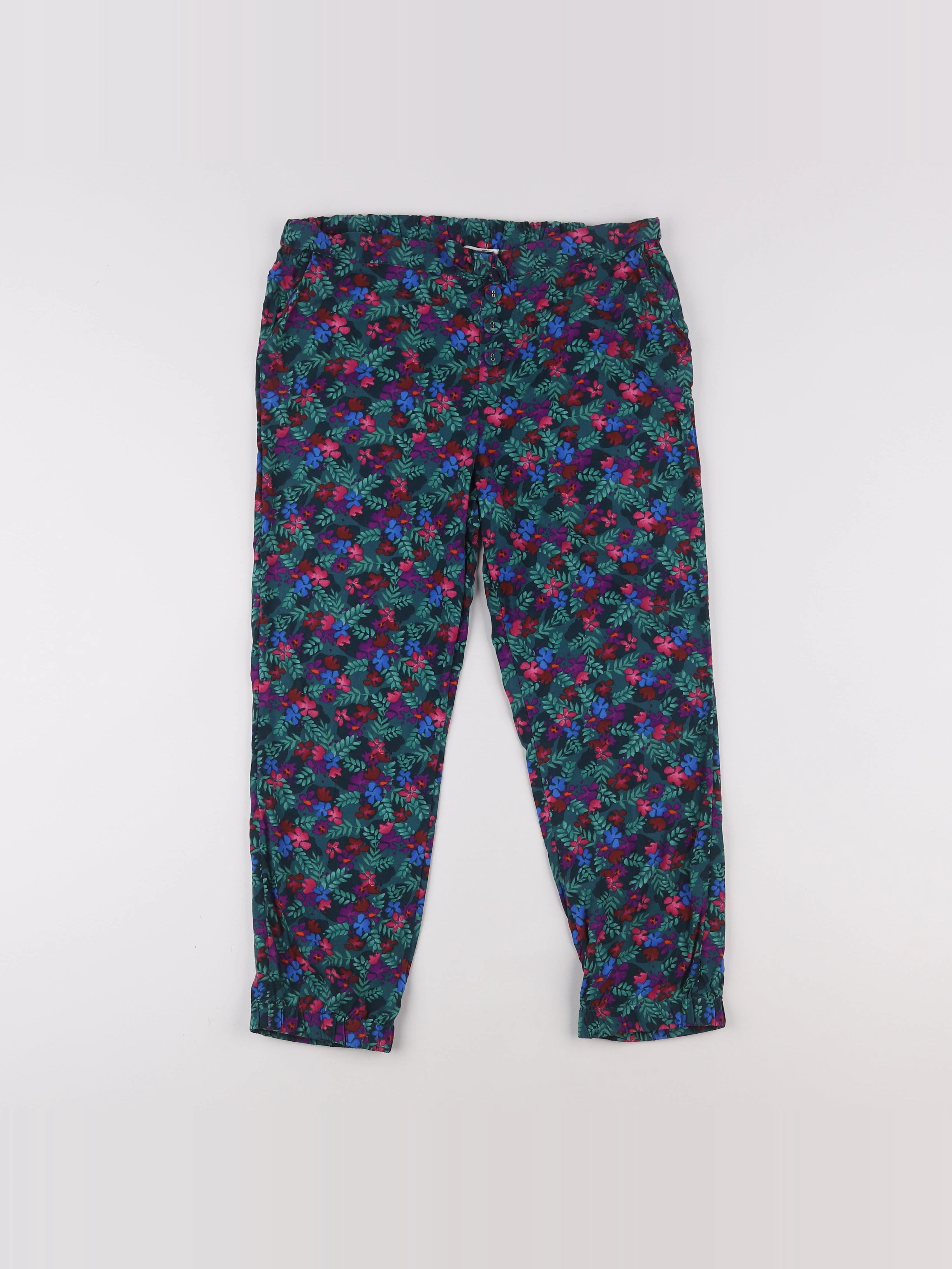 Vertbaudet - sarouel multicolore - 11/12 ans