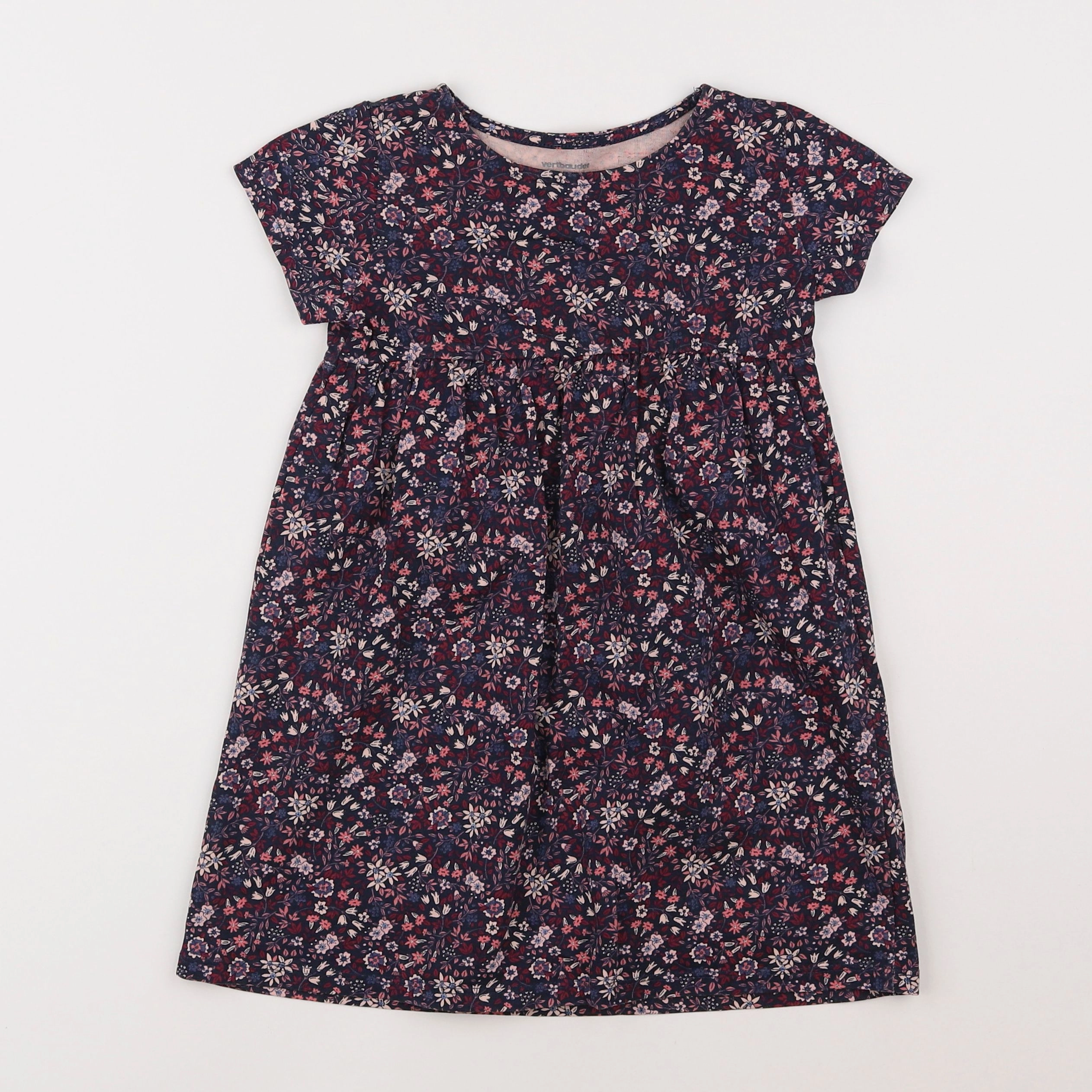 Vertbaudet - robe multicolore - 4 ans