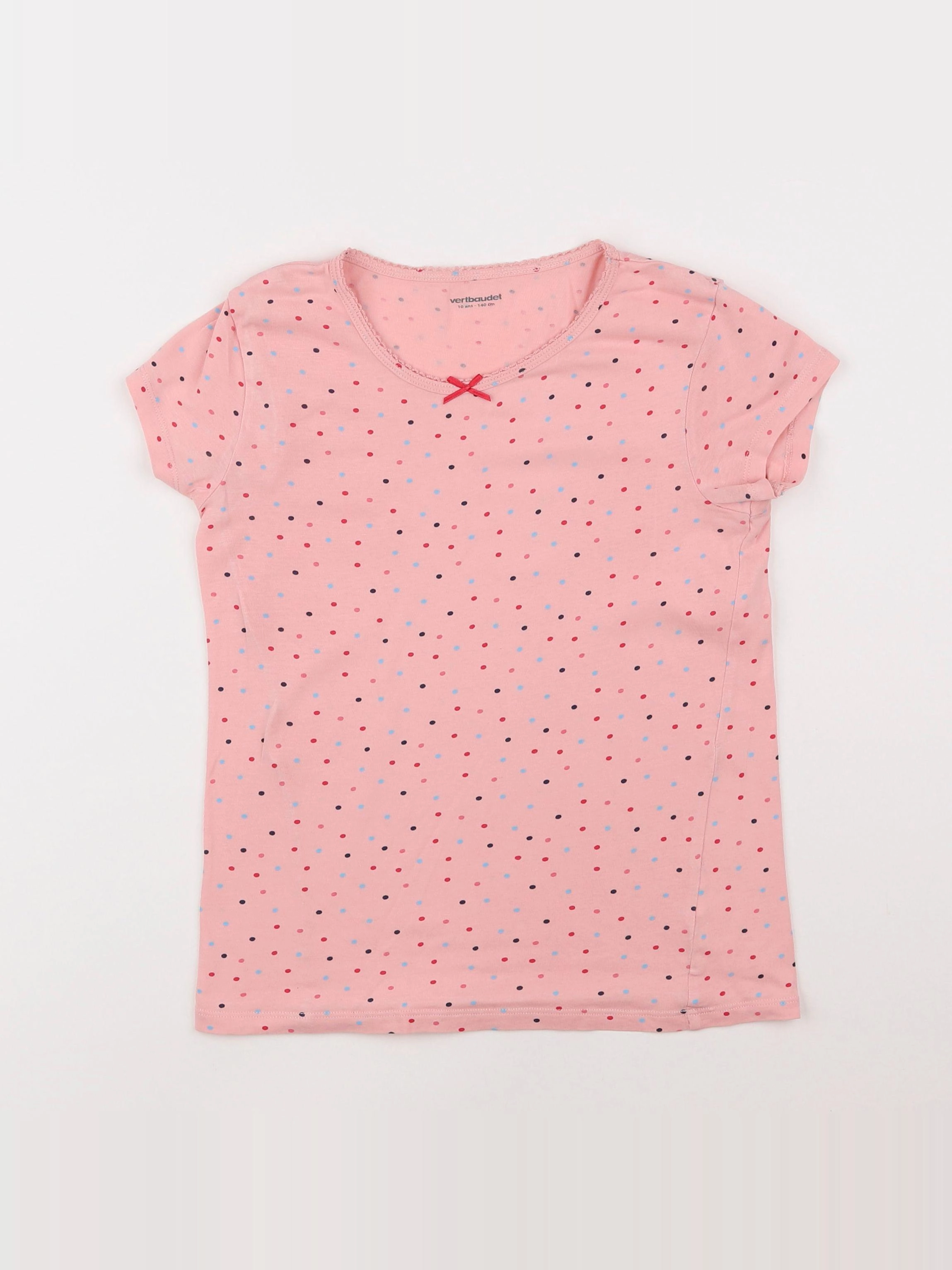 Vertbaudet - maillot de corps rose - 10 ans