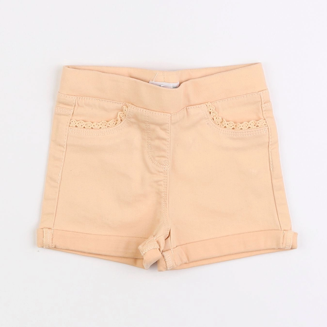 Vertbaudet - short orange - 4 ans