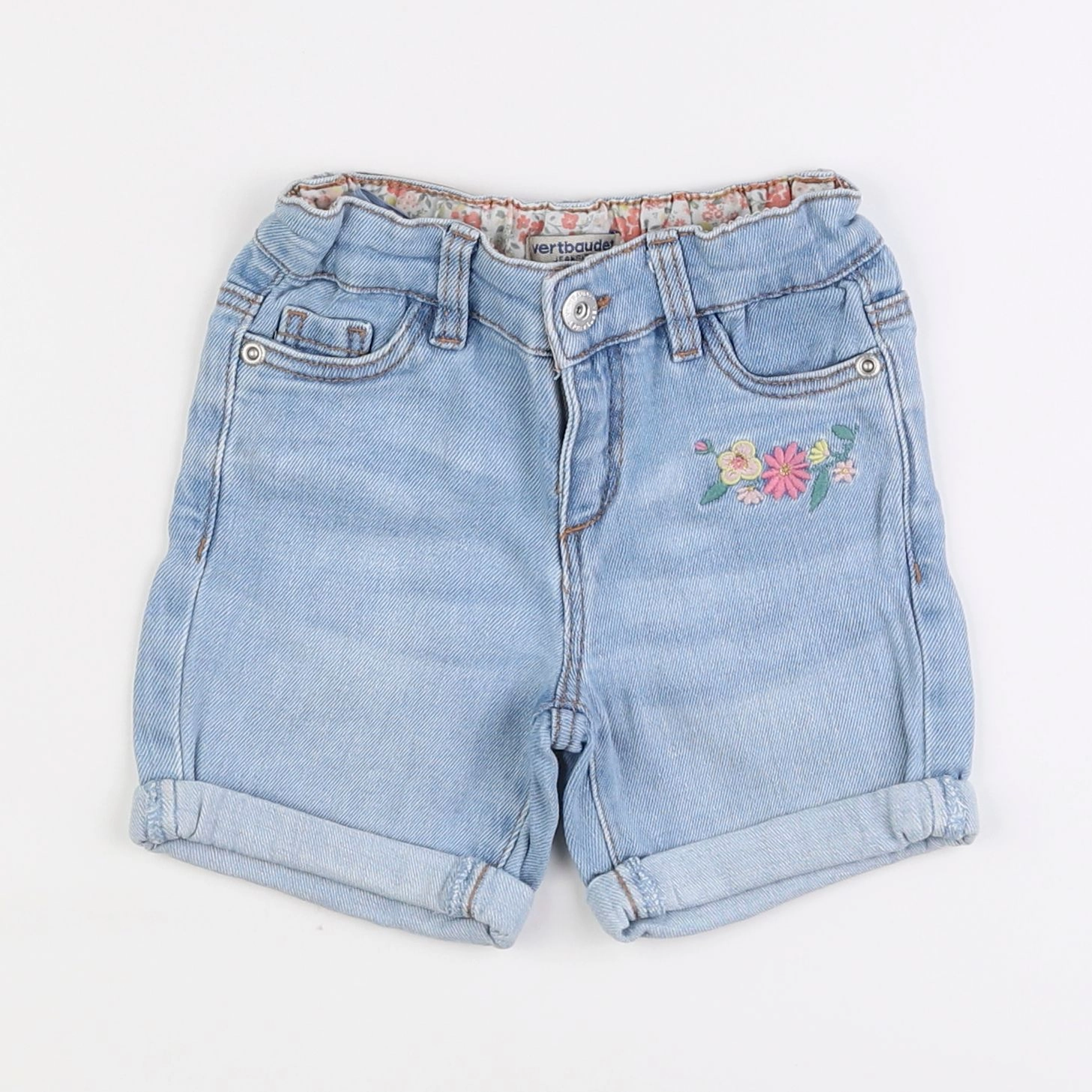 Vertbaudet - short bleu - 3 ans