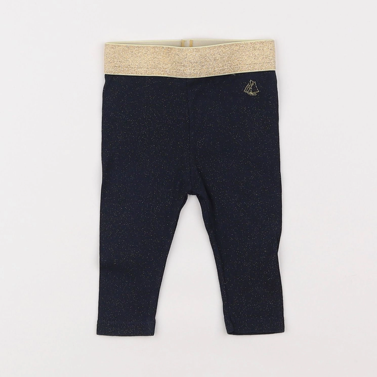 Petit Bateau - legging bleu - 3 mois