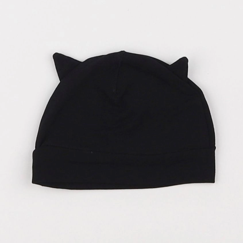 H&M - bonnet de naissance noir - 1 mois