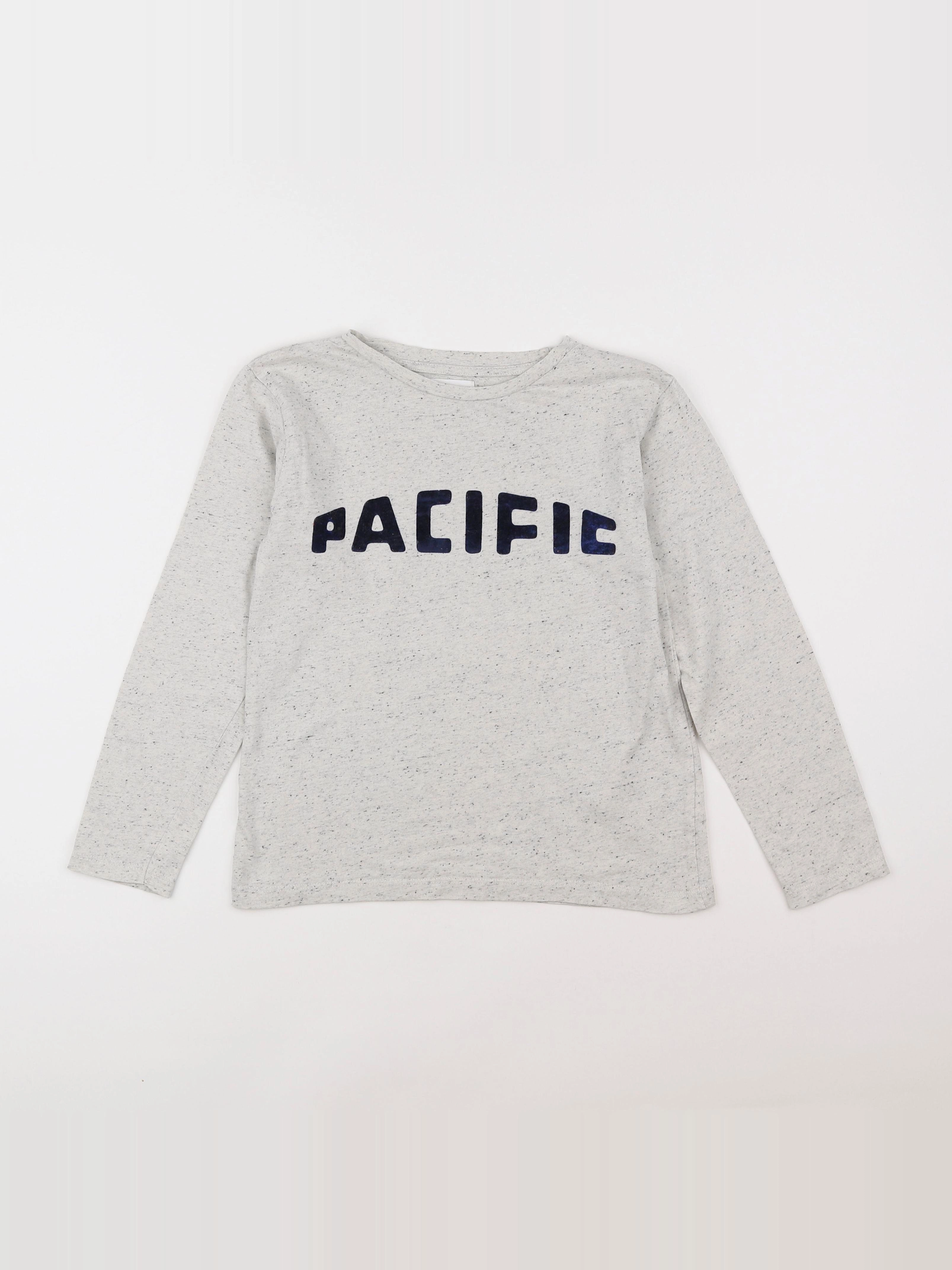 Little Cigogne - tee-shirt gris - 10 ans