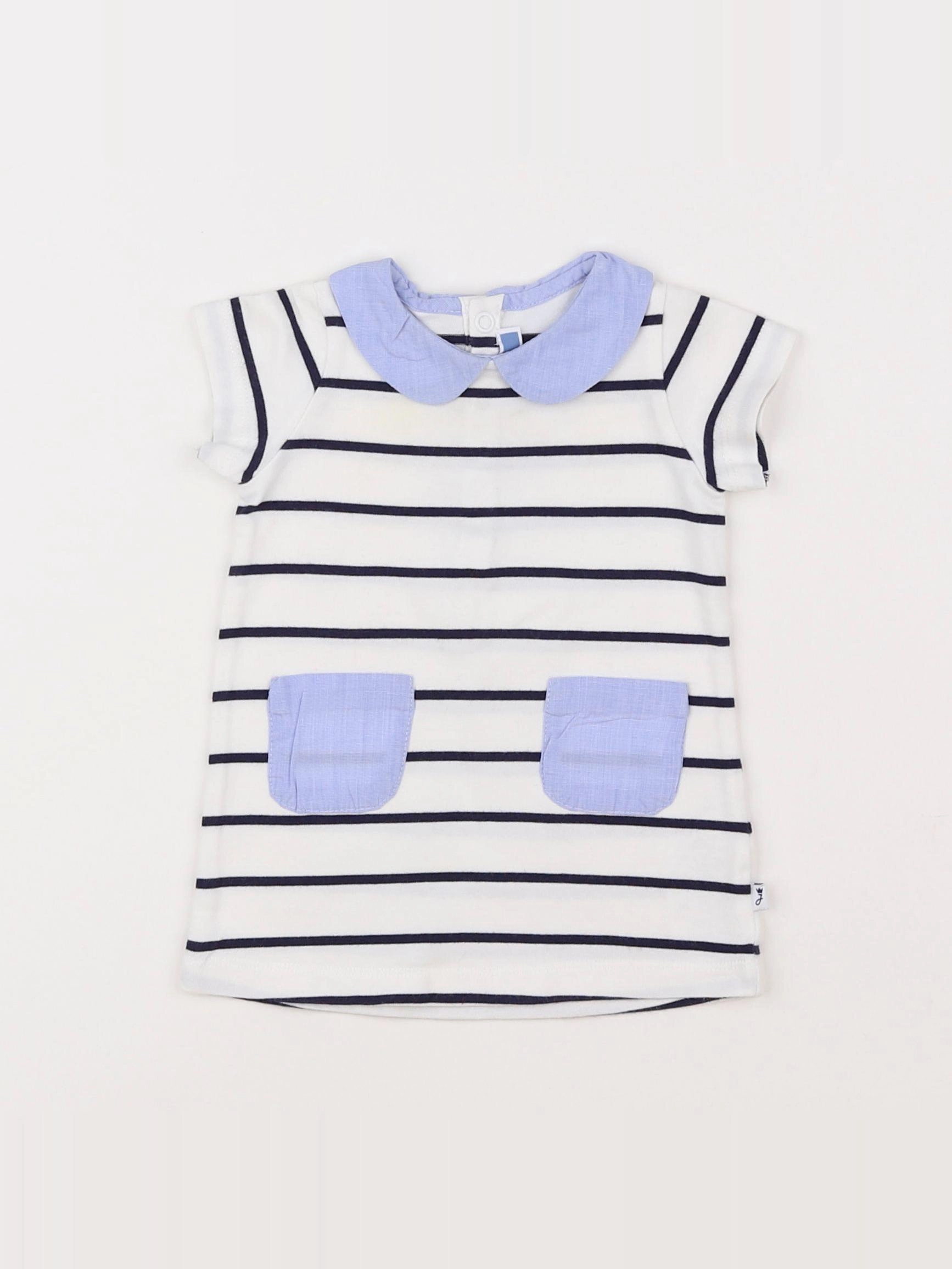 Jacadi - robe blanc - 6 mois