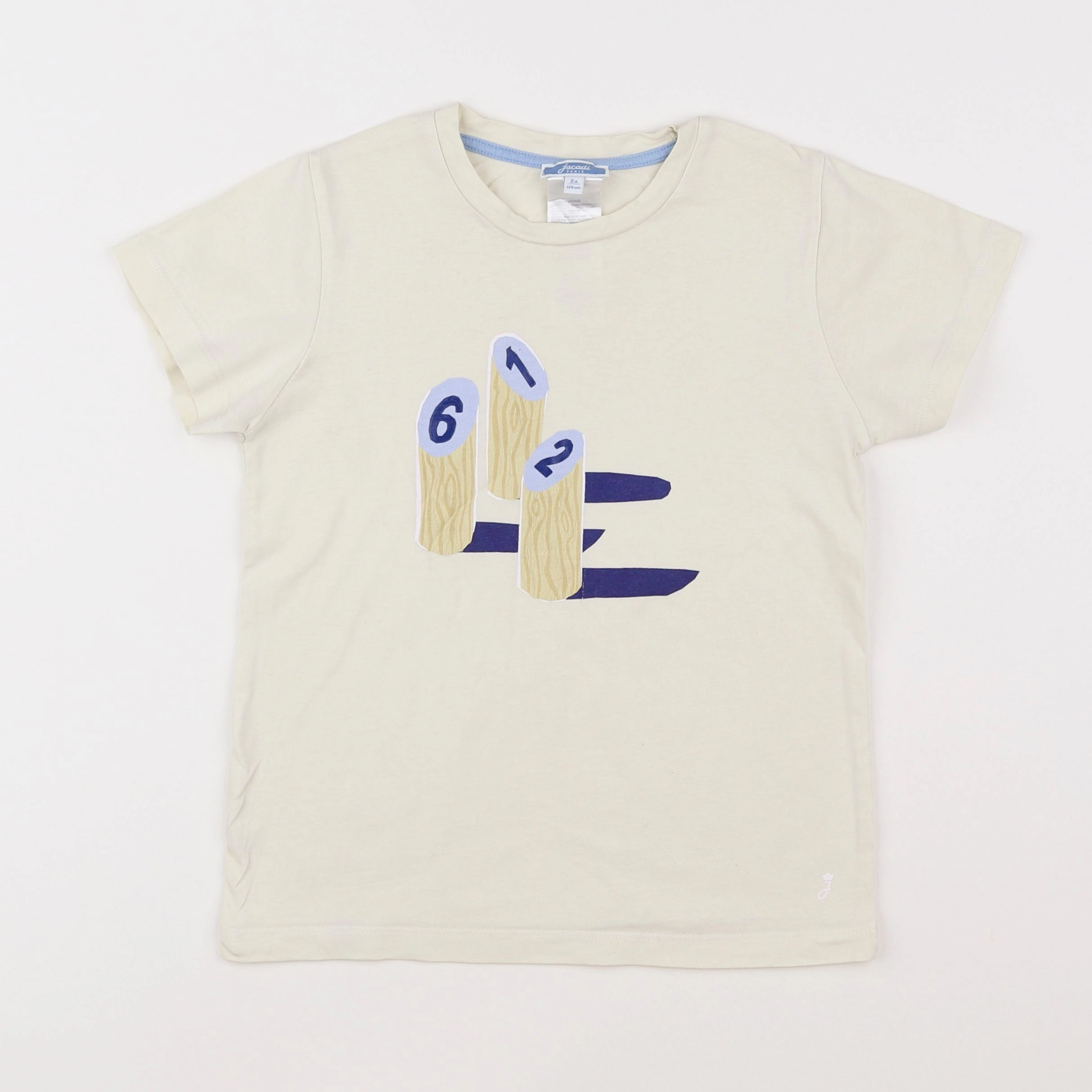 Jacadi - tee-shirt jaune - 8 ans