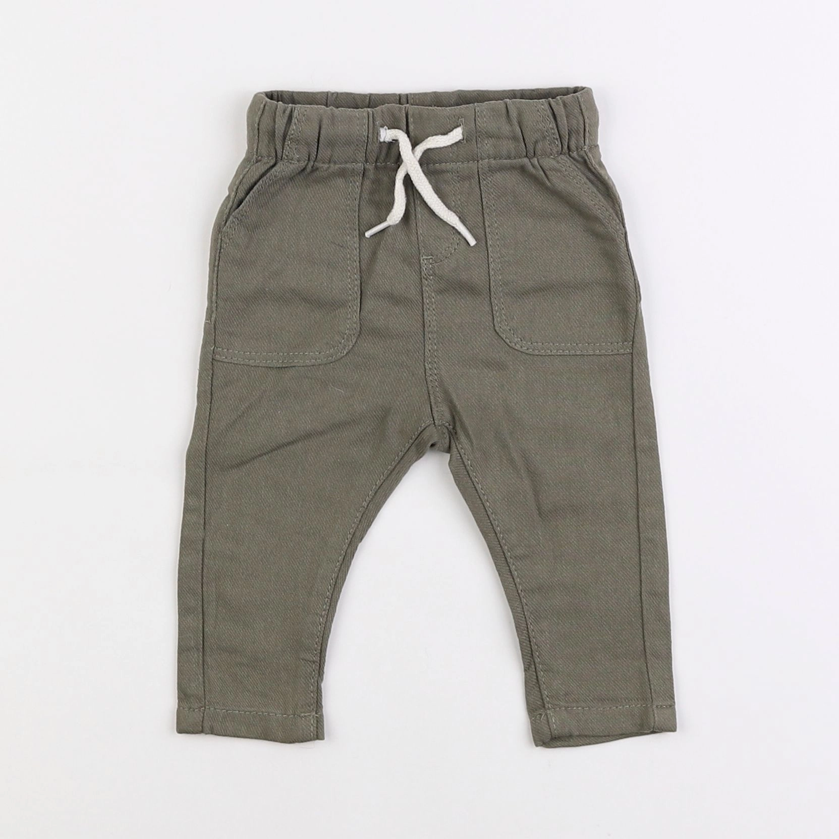 Vertbaudet - pantalon vert - 3 mois