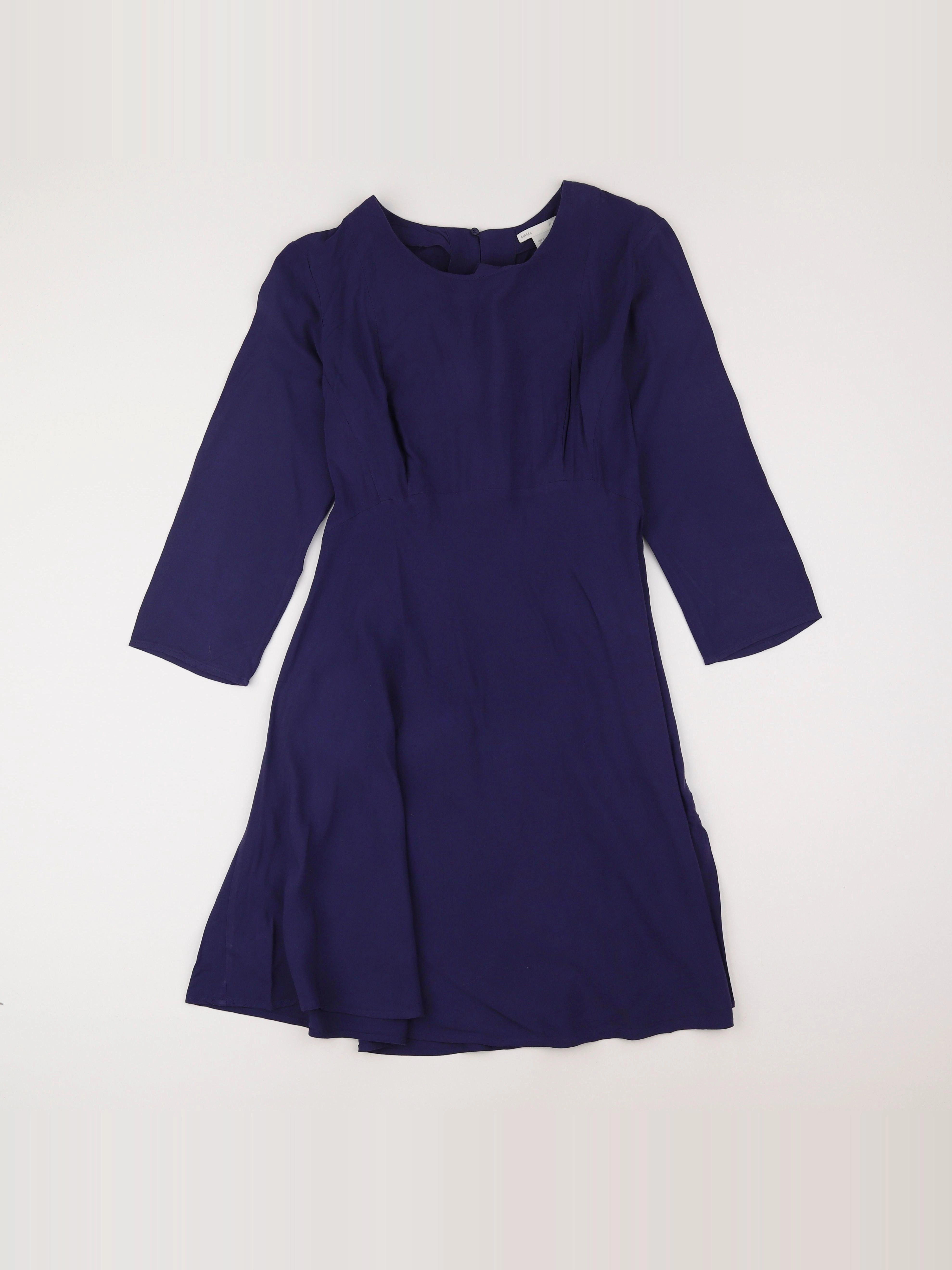 H&M - robe grossesse bleu - 36 à 38