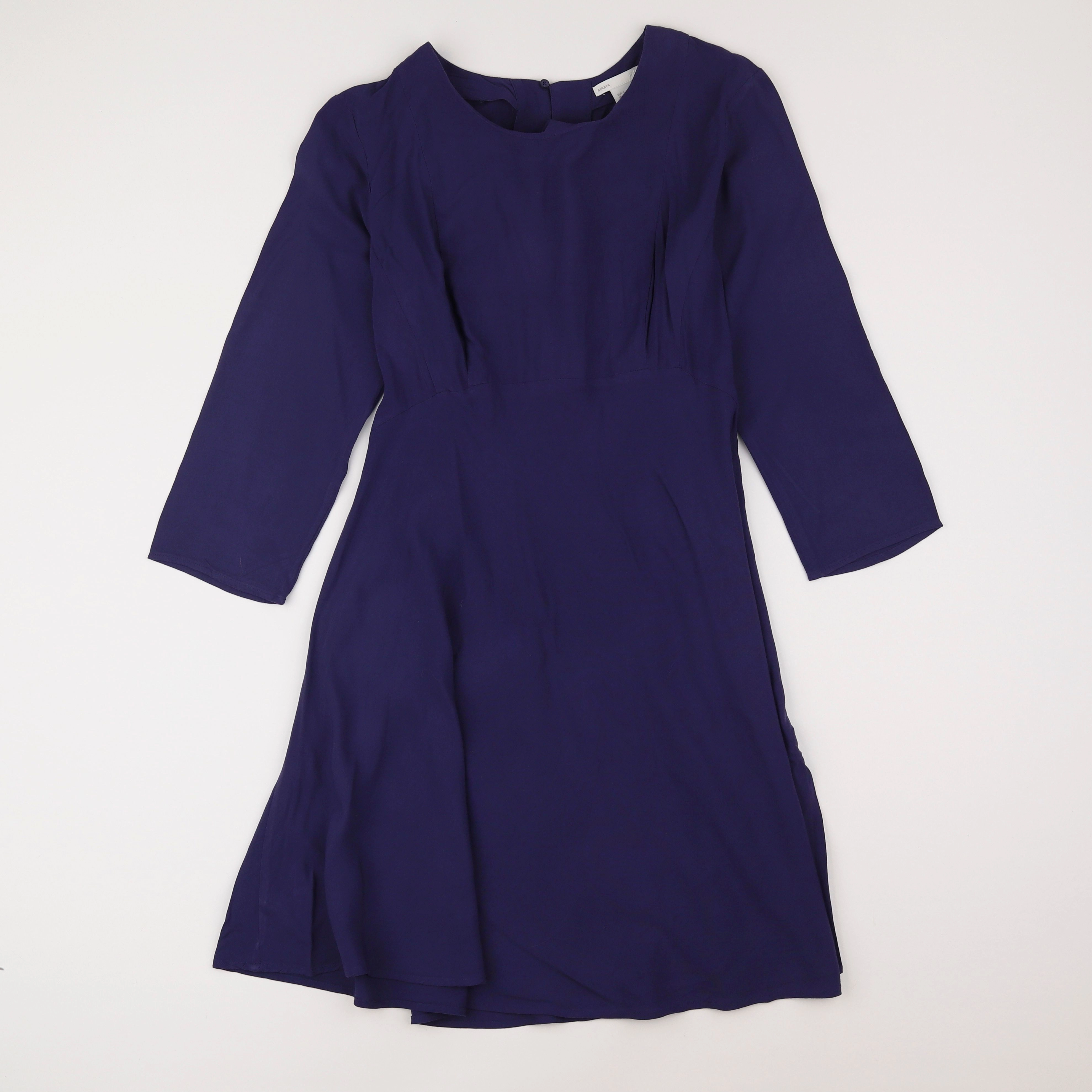 H&M - robe grossesse bleu - 36 à 38