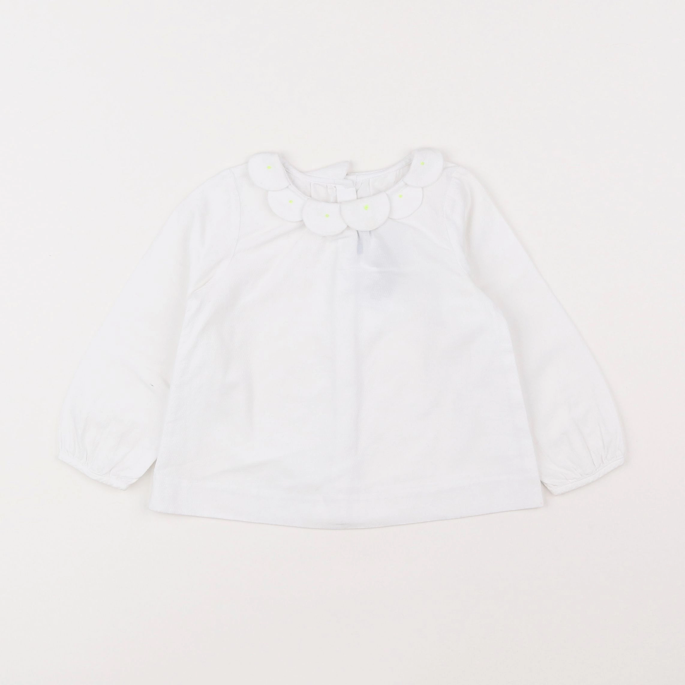 Jacadi - blouse blanc - 12 mois