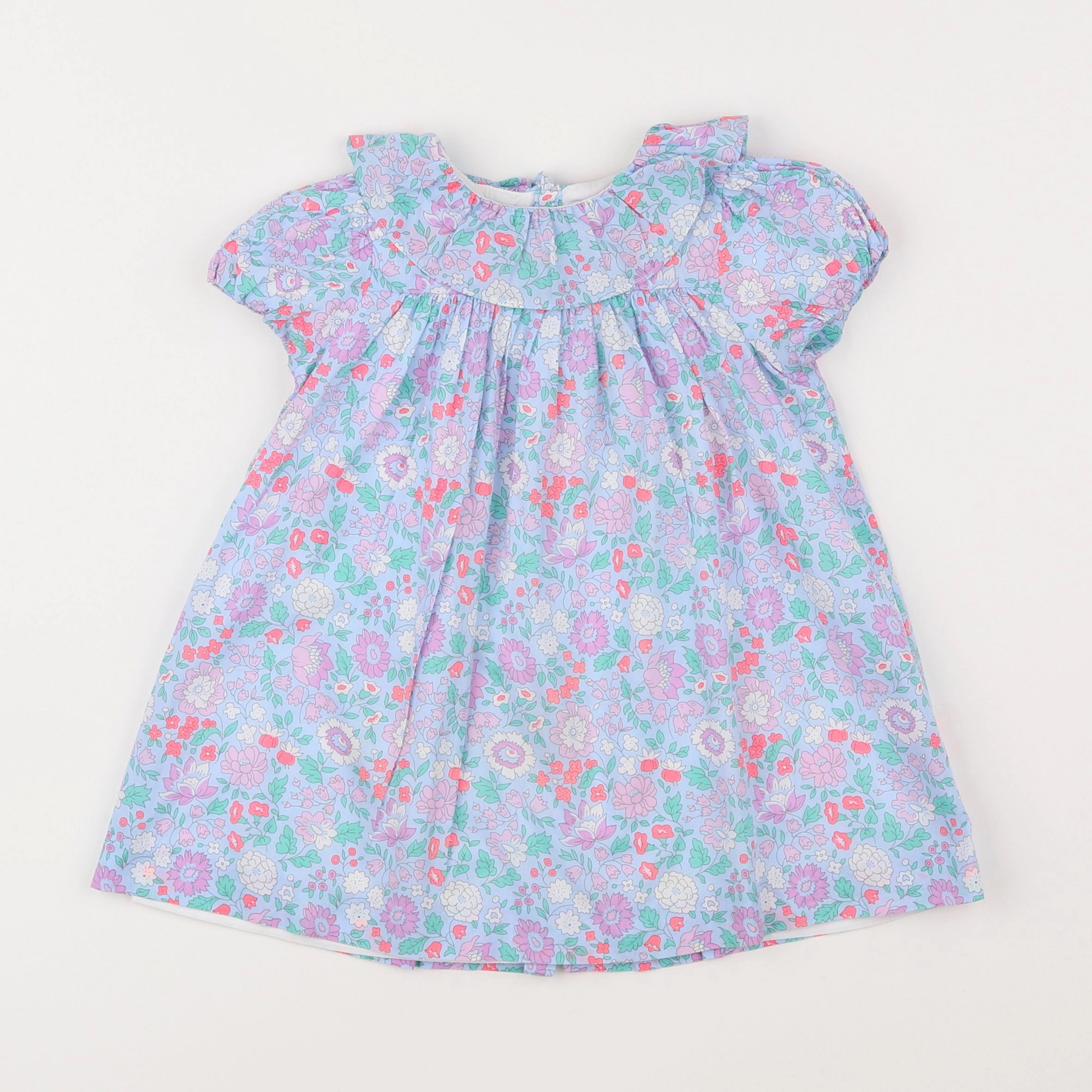 Jacadi - robe liberty multicolore - 2 ans