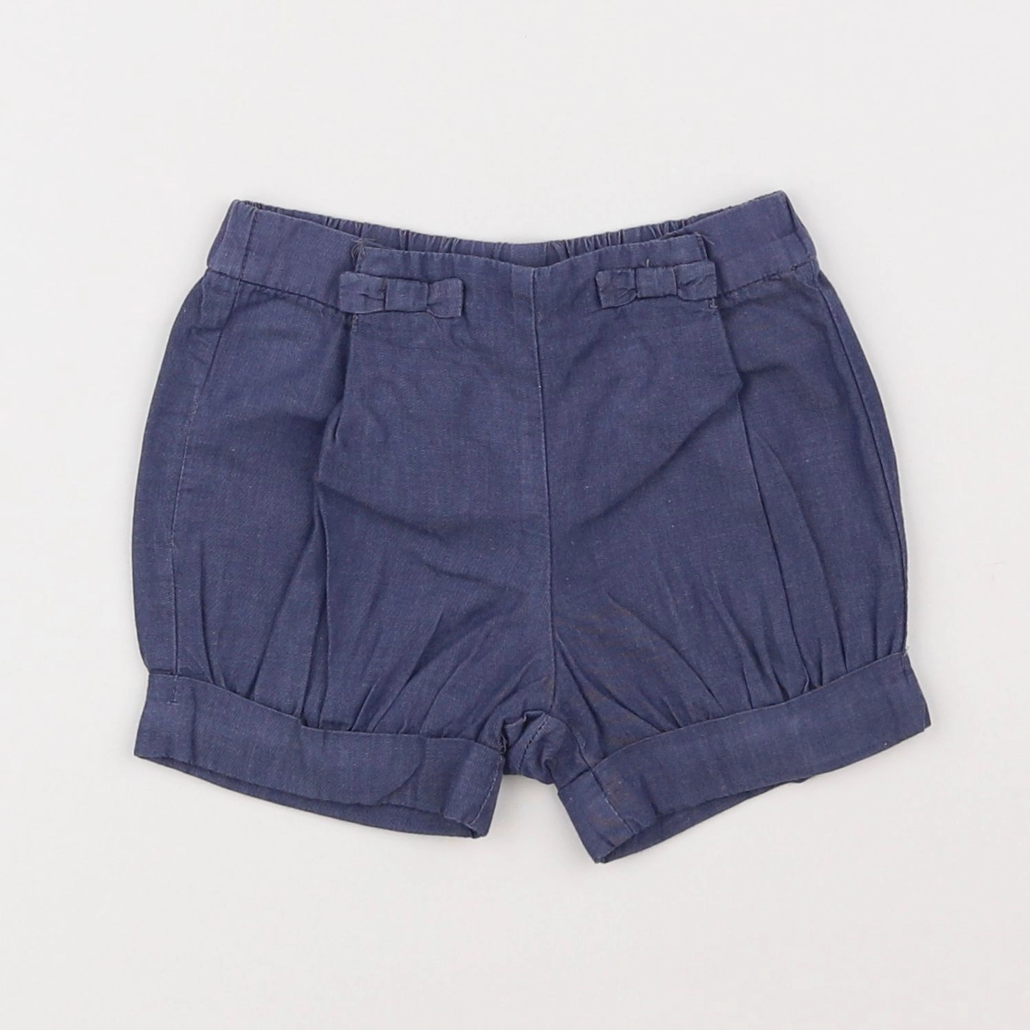 Jacadi - short bleu - 12 mois