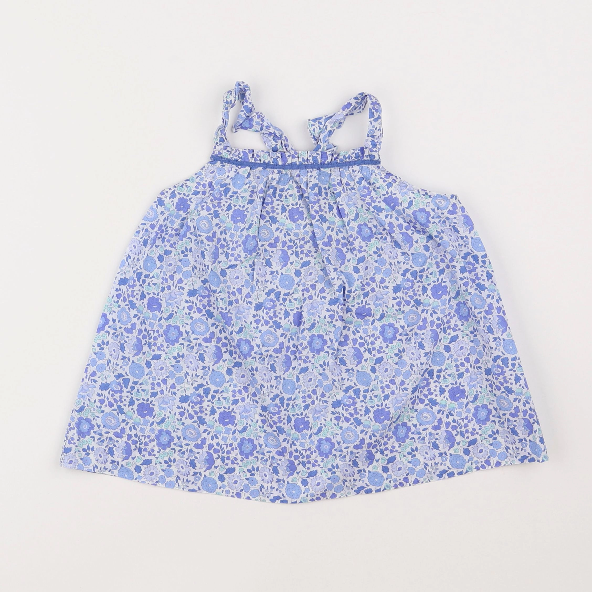 Jacadi - blouse liberty bleu - 6 ans