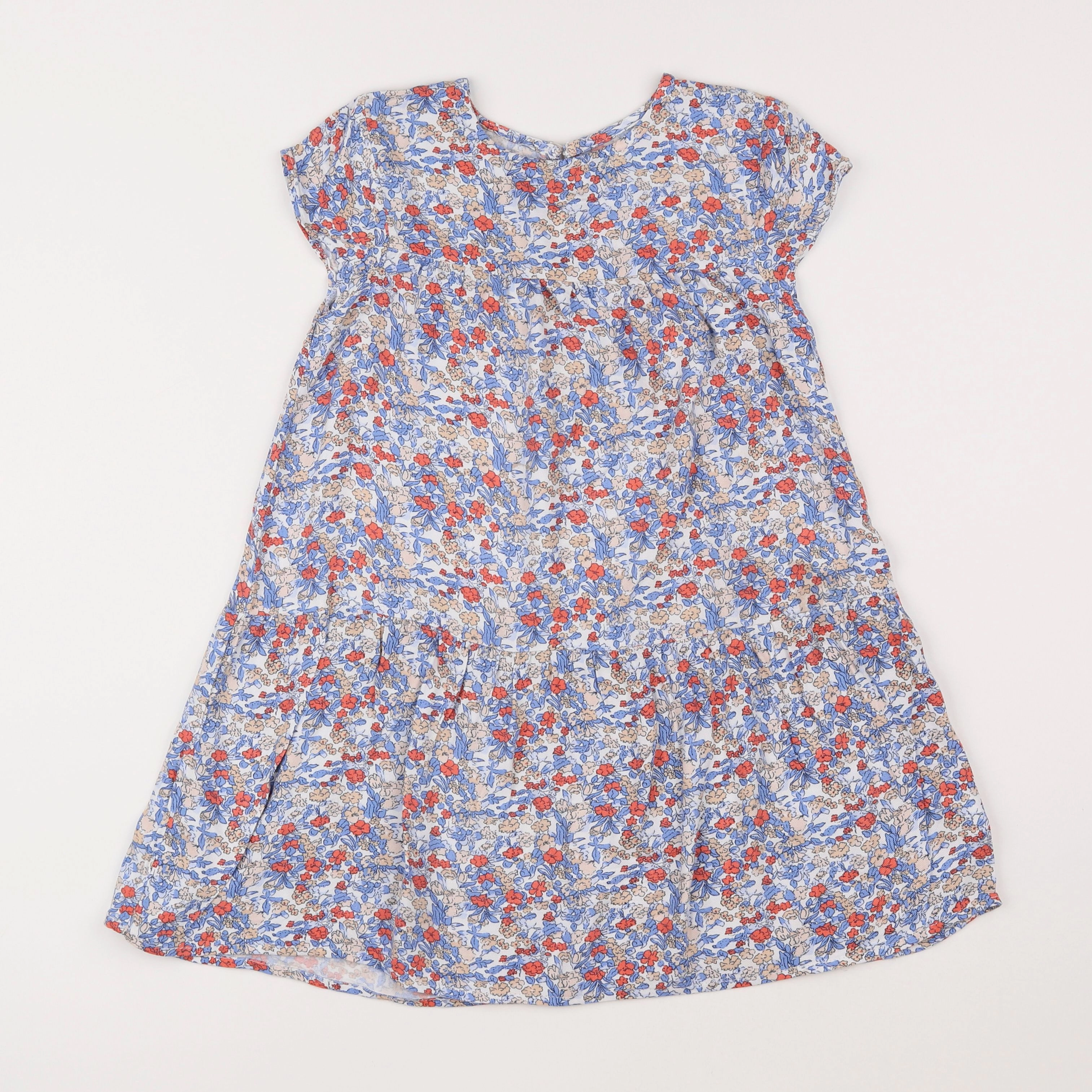 Vertbaudet - robe multicolore - 8 ans