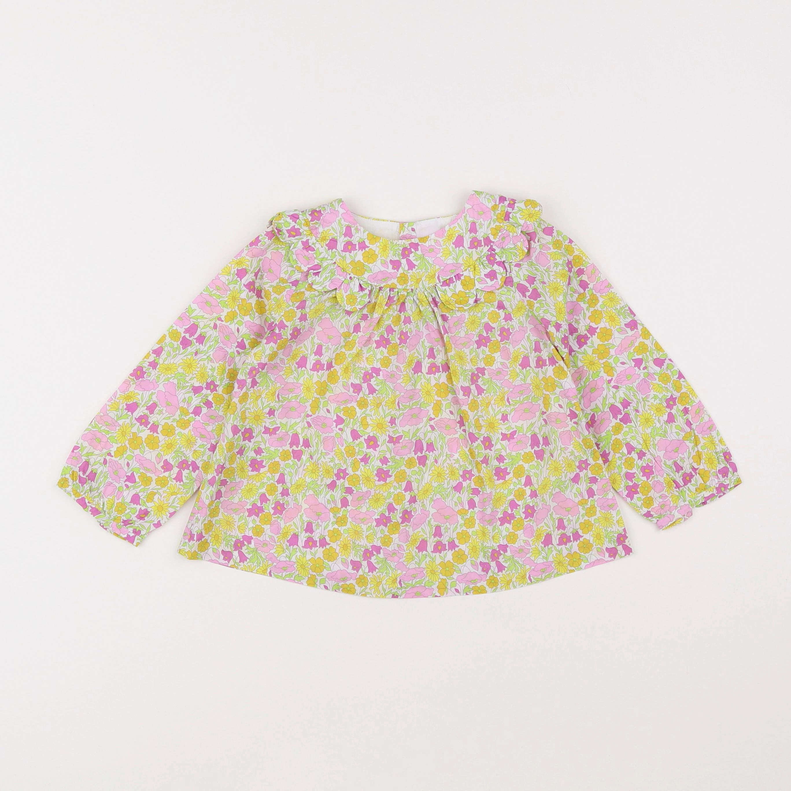 Jacadi - blouse liberty multicolore - 2 ans