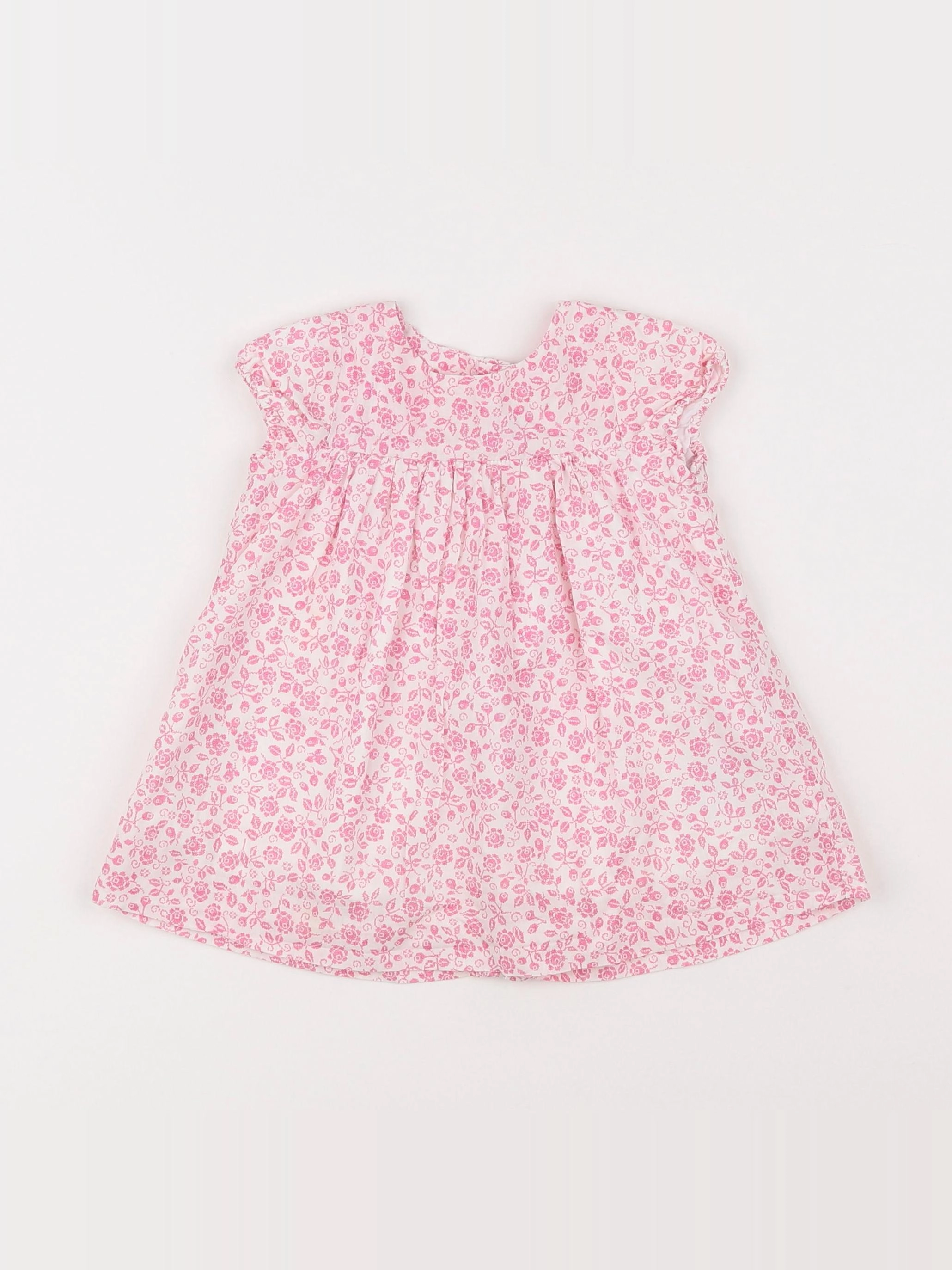 Jacadi - robe rose - 6 mois