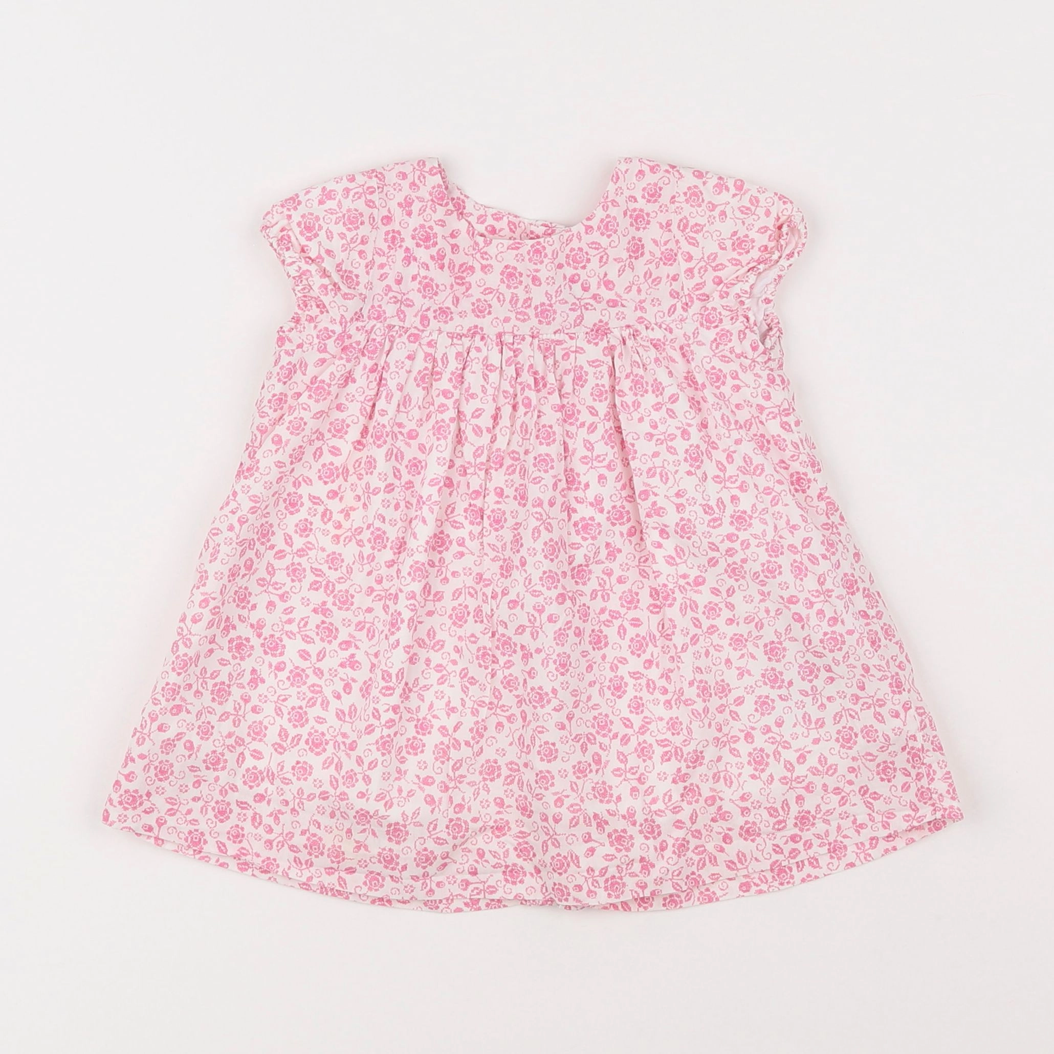 Jacadi - robe rose - 6 mois