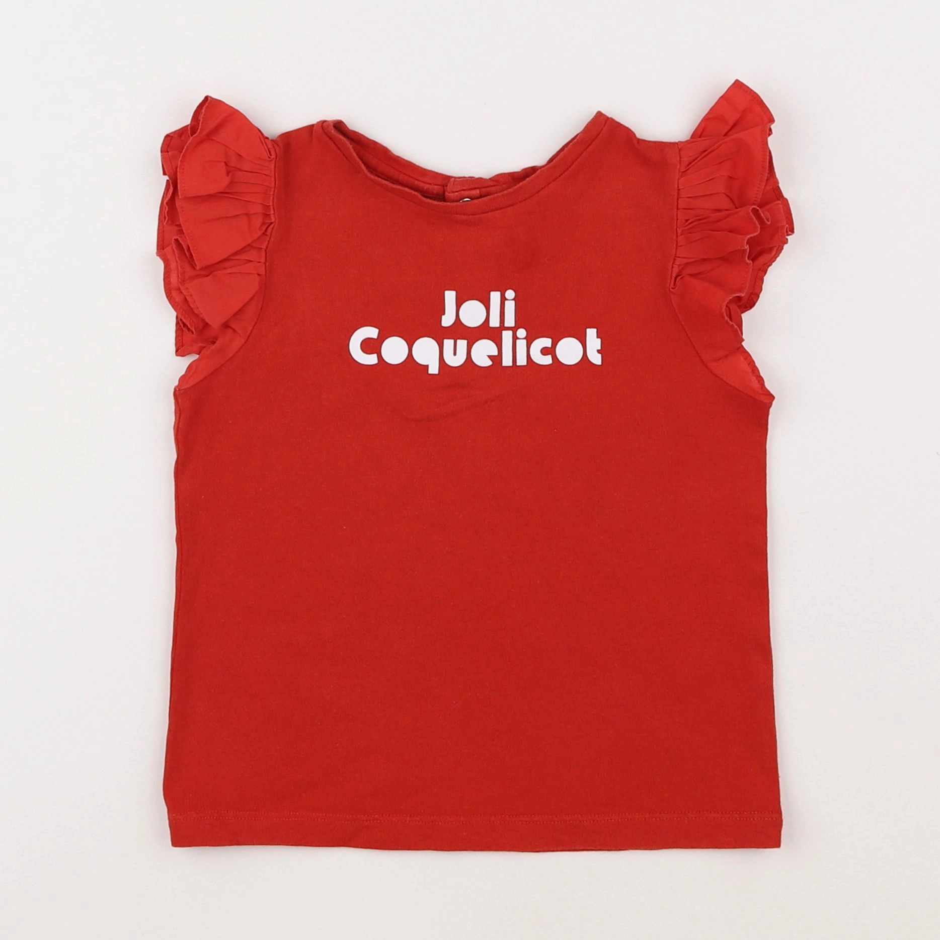 Jacadi - tee-shirt rouge - 2 ans