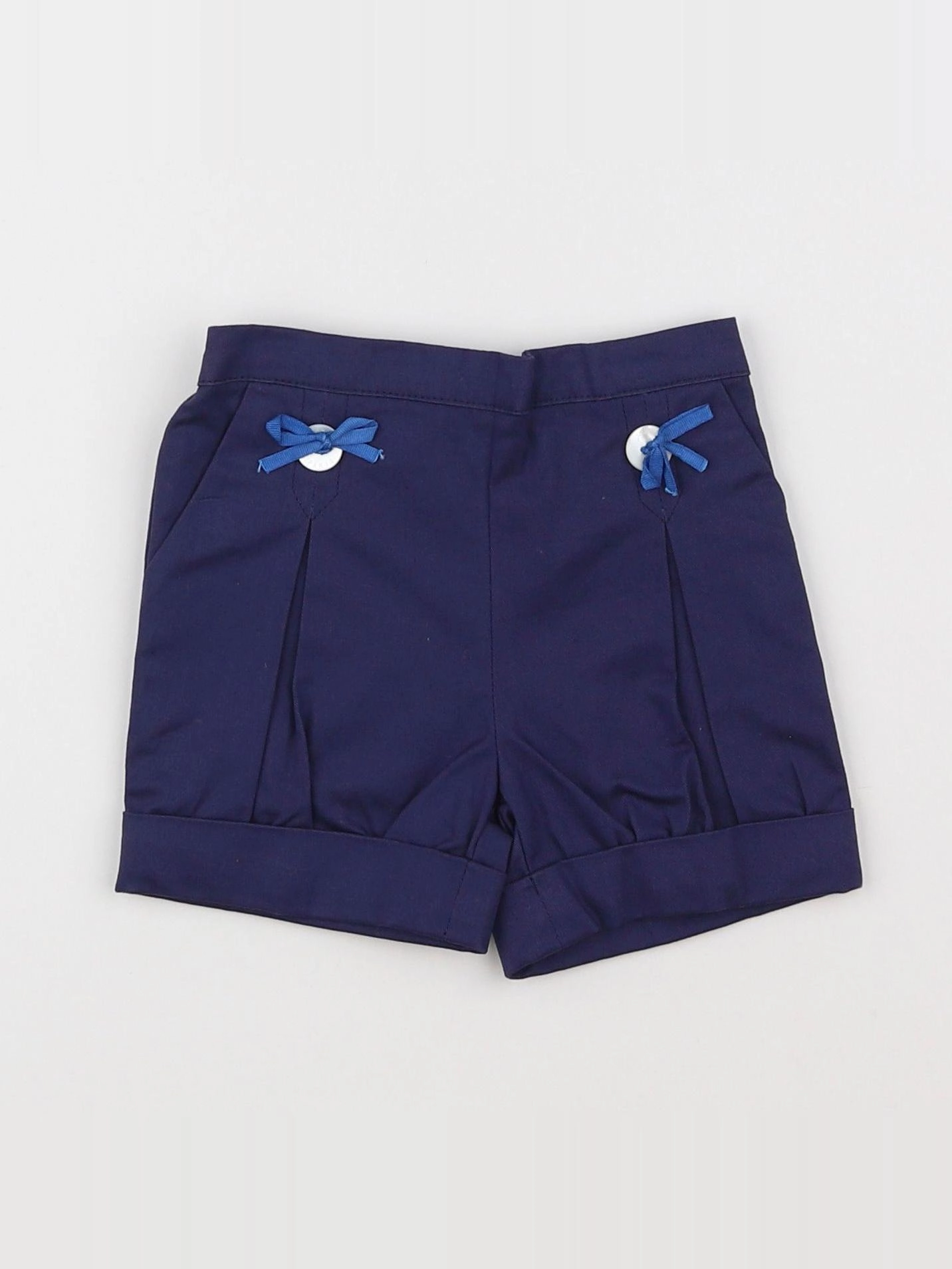 Jacadi - short bleu - 12 mois