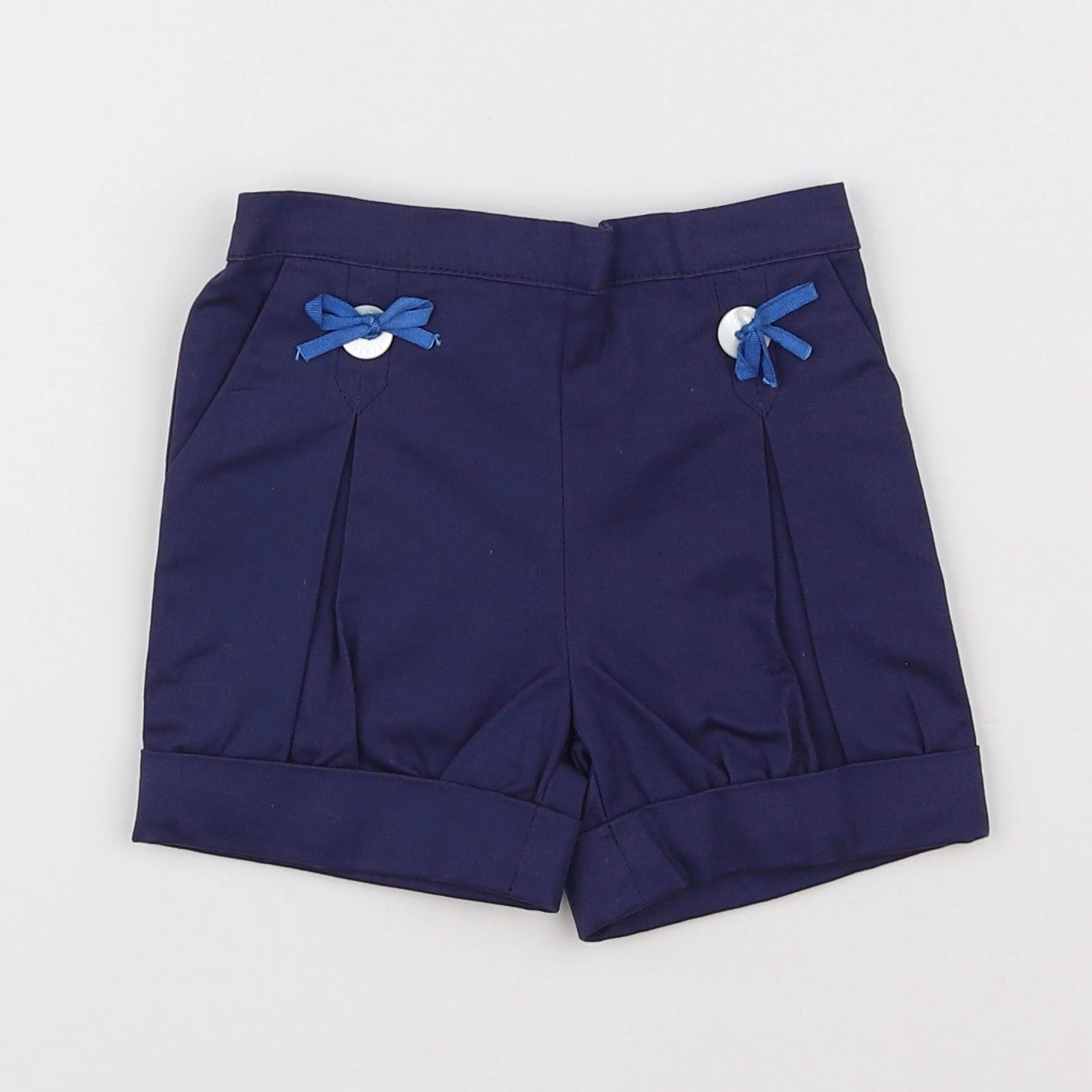 Jacadi - short bleu - 12 mois