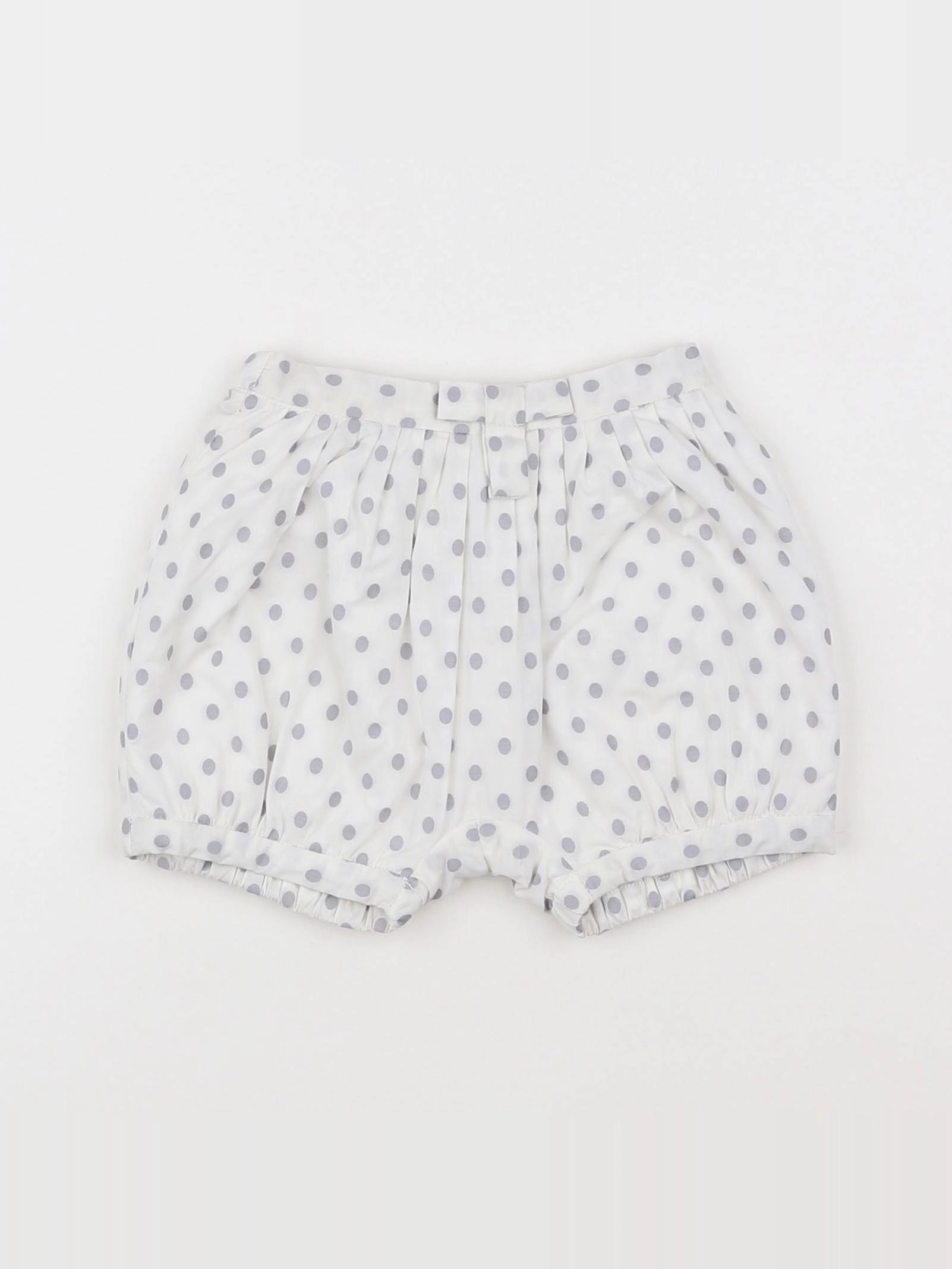 Jacadi - bloomer volants au dos, doublé gris - 6 mois