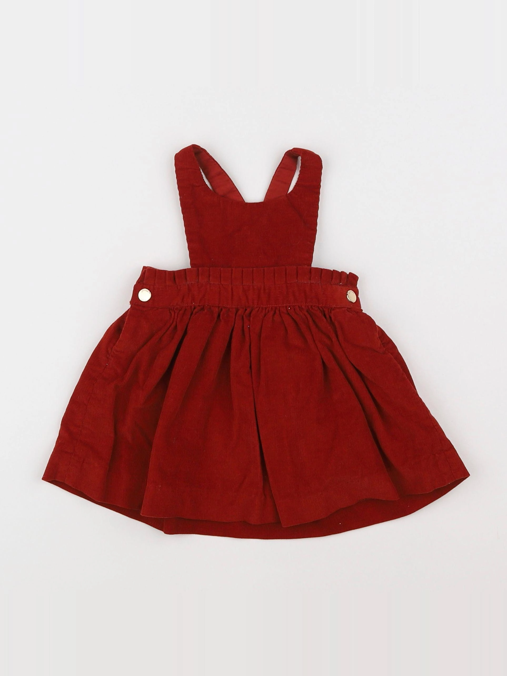 Jacadi - robe coton rouge - 6 mois