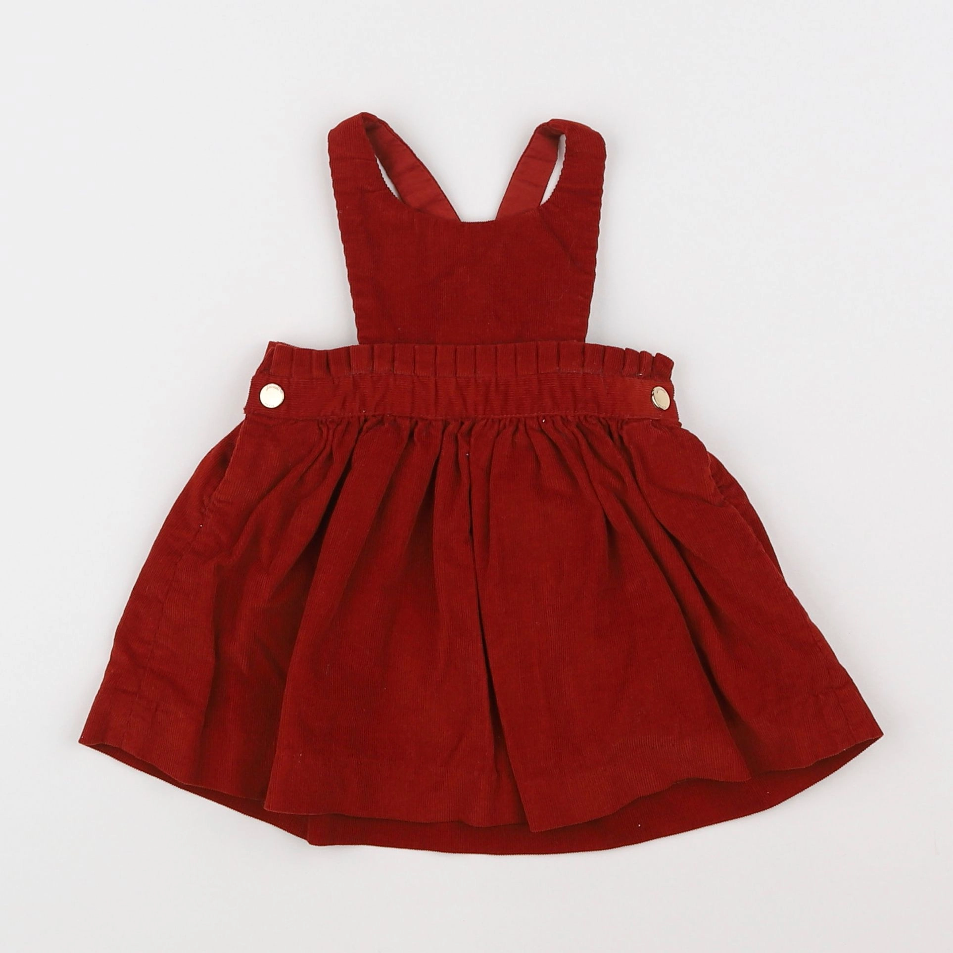 Jacadi - robe coton rouge - 6 mois