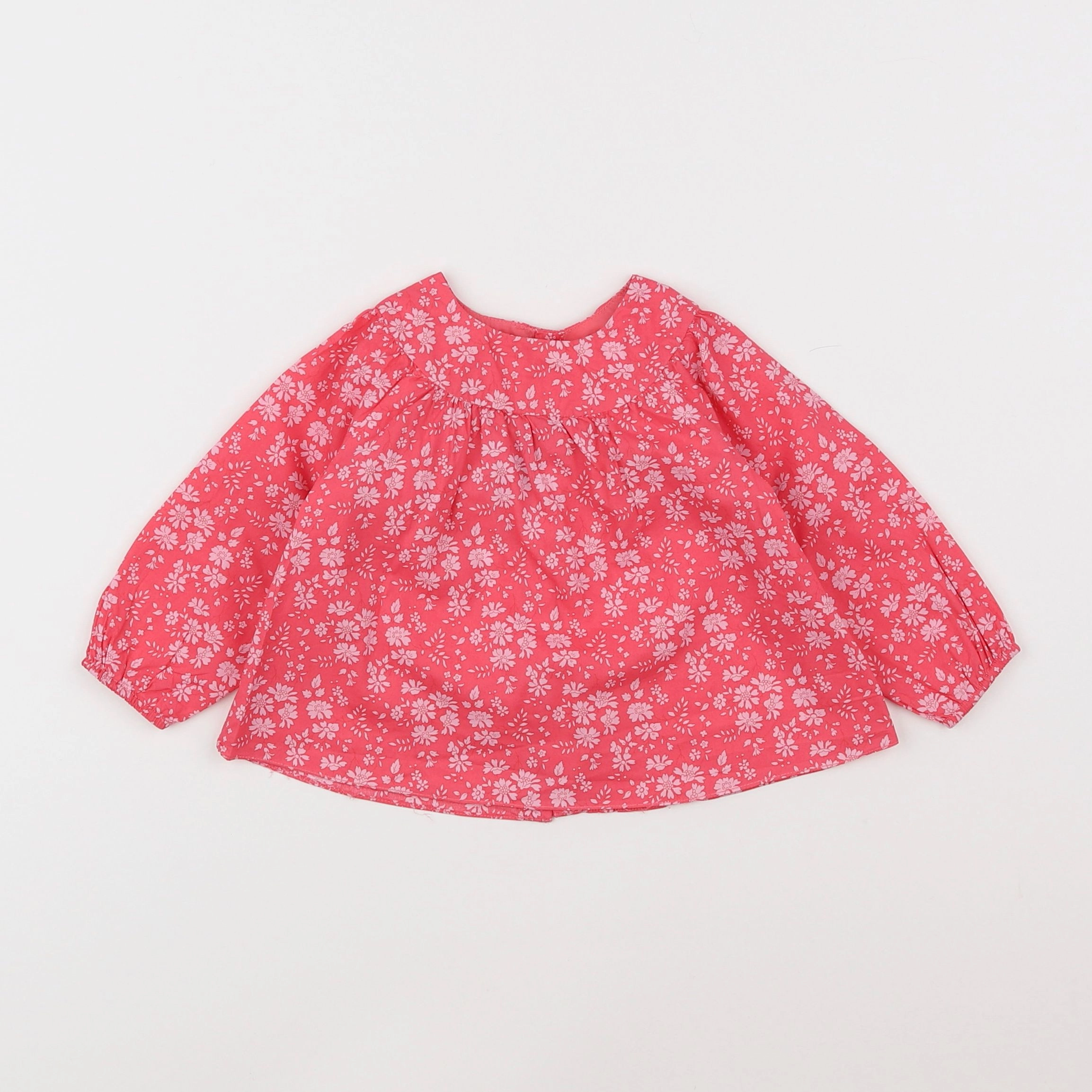 Jacadi - blouse liberty rose - 6 mois