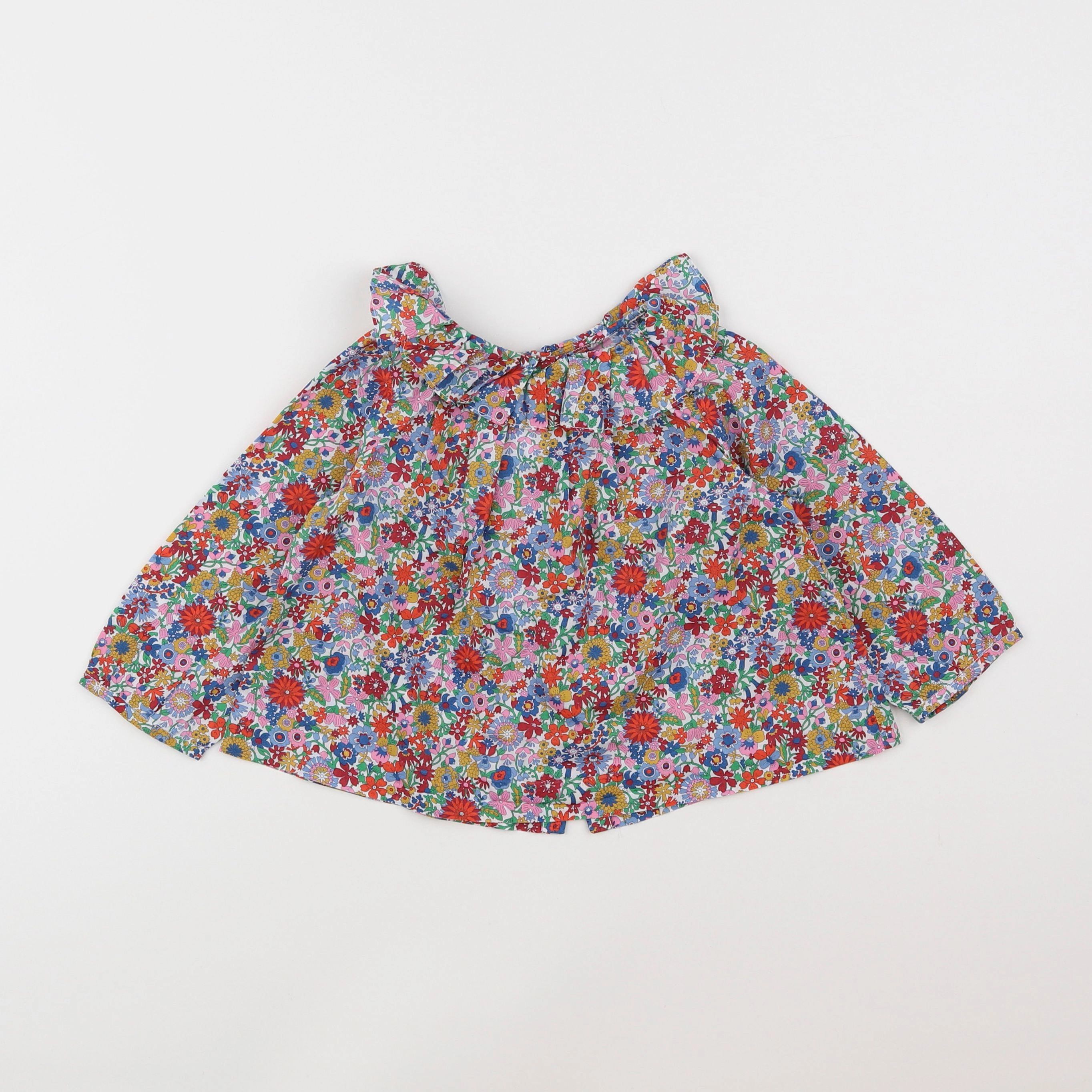 Jacadi - blouse liberty multicolore - 2 ans