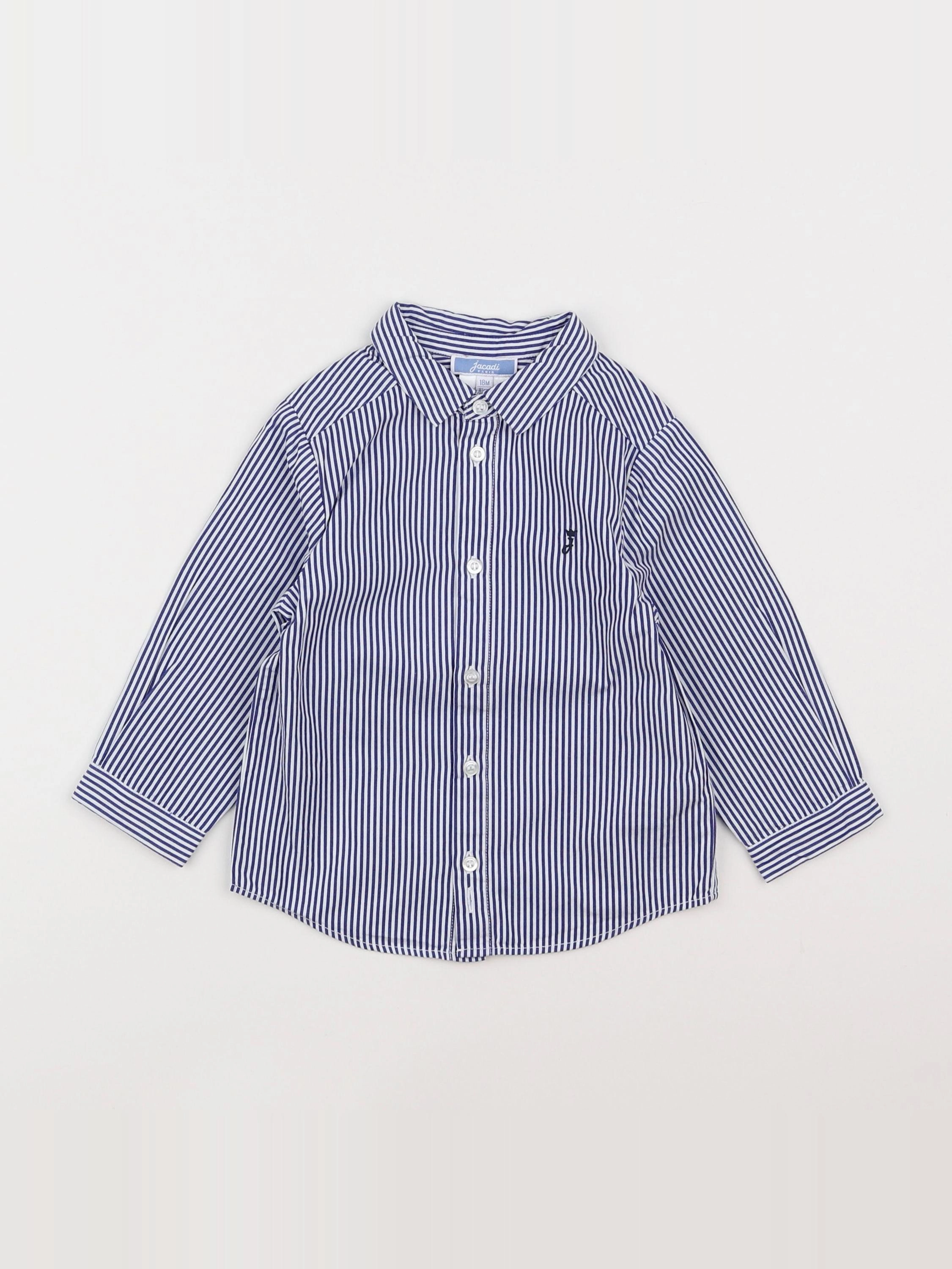 Jacadi - chemise bleu - 18 mois