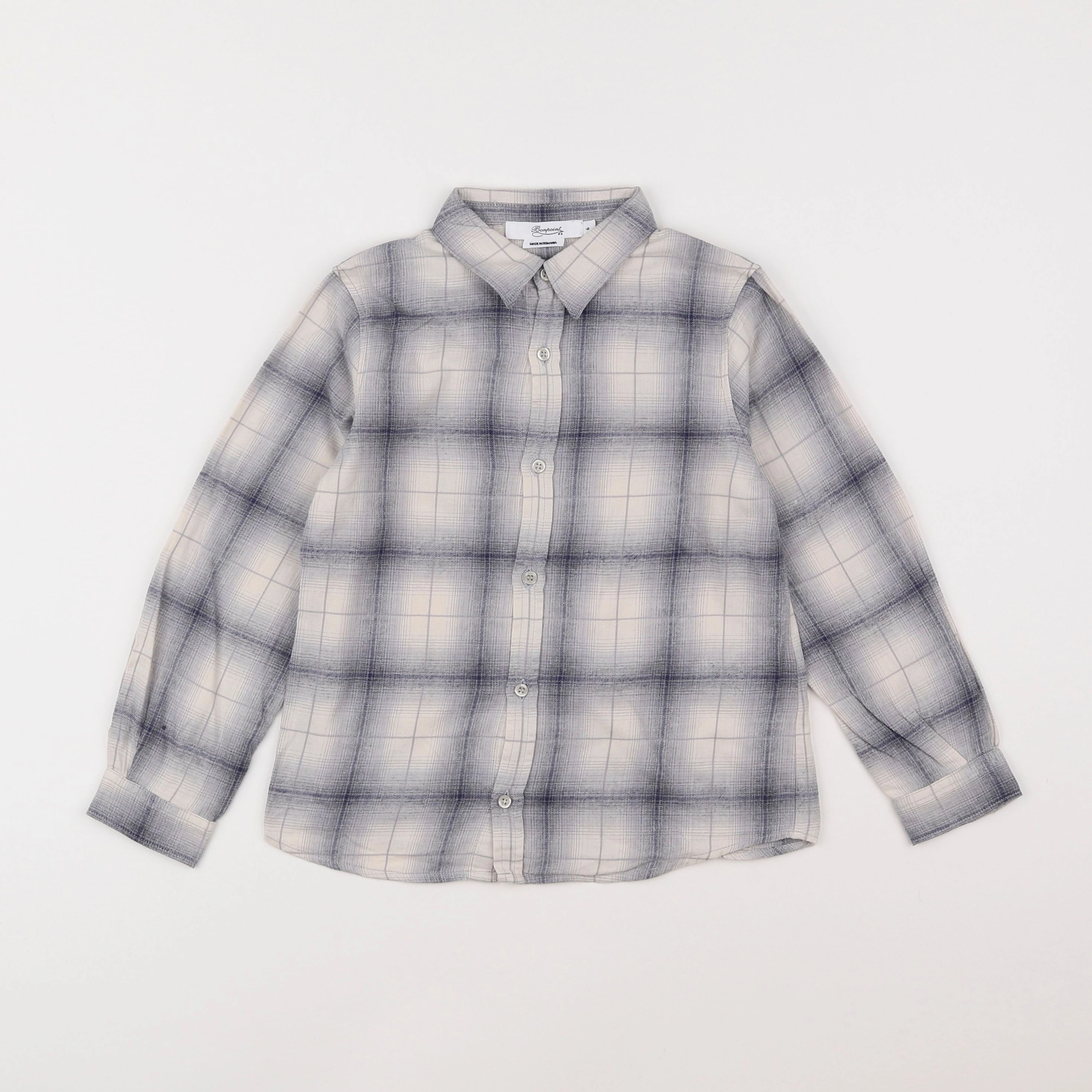 Bonpoint - chemise gris - 6 ans