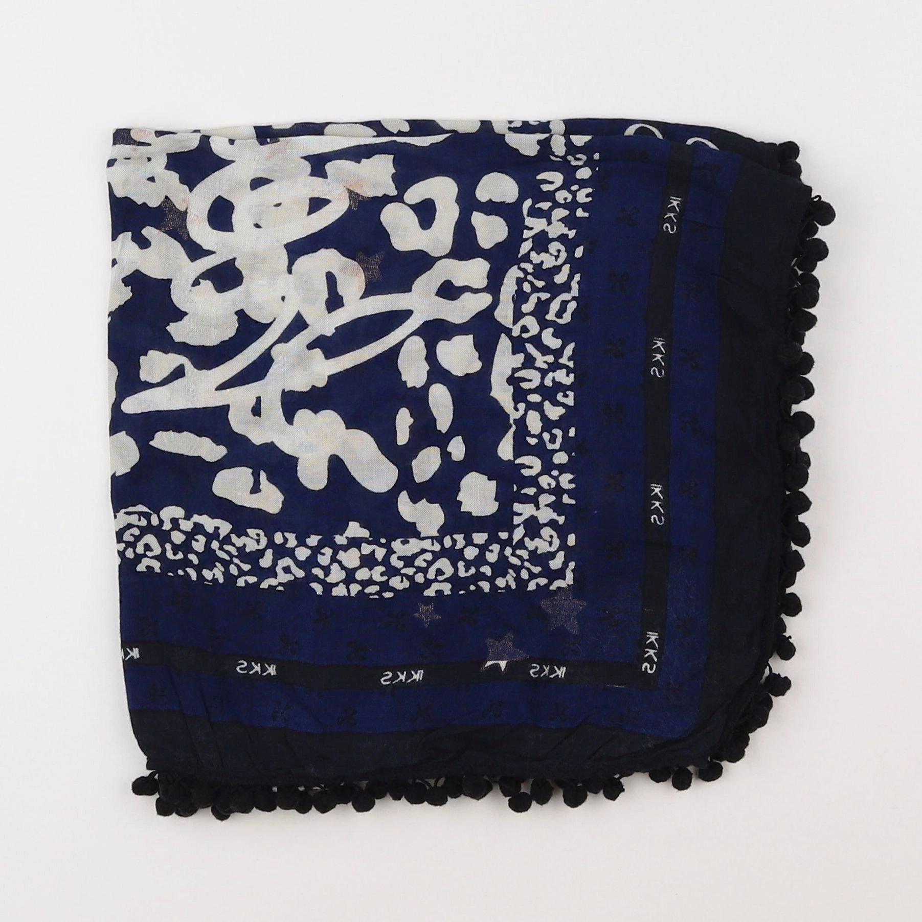 IKKS - foulard bleu - 4/8 ans