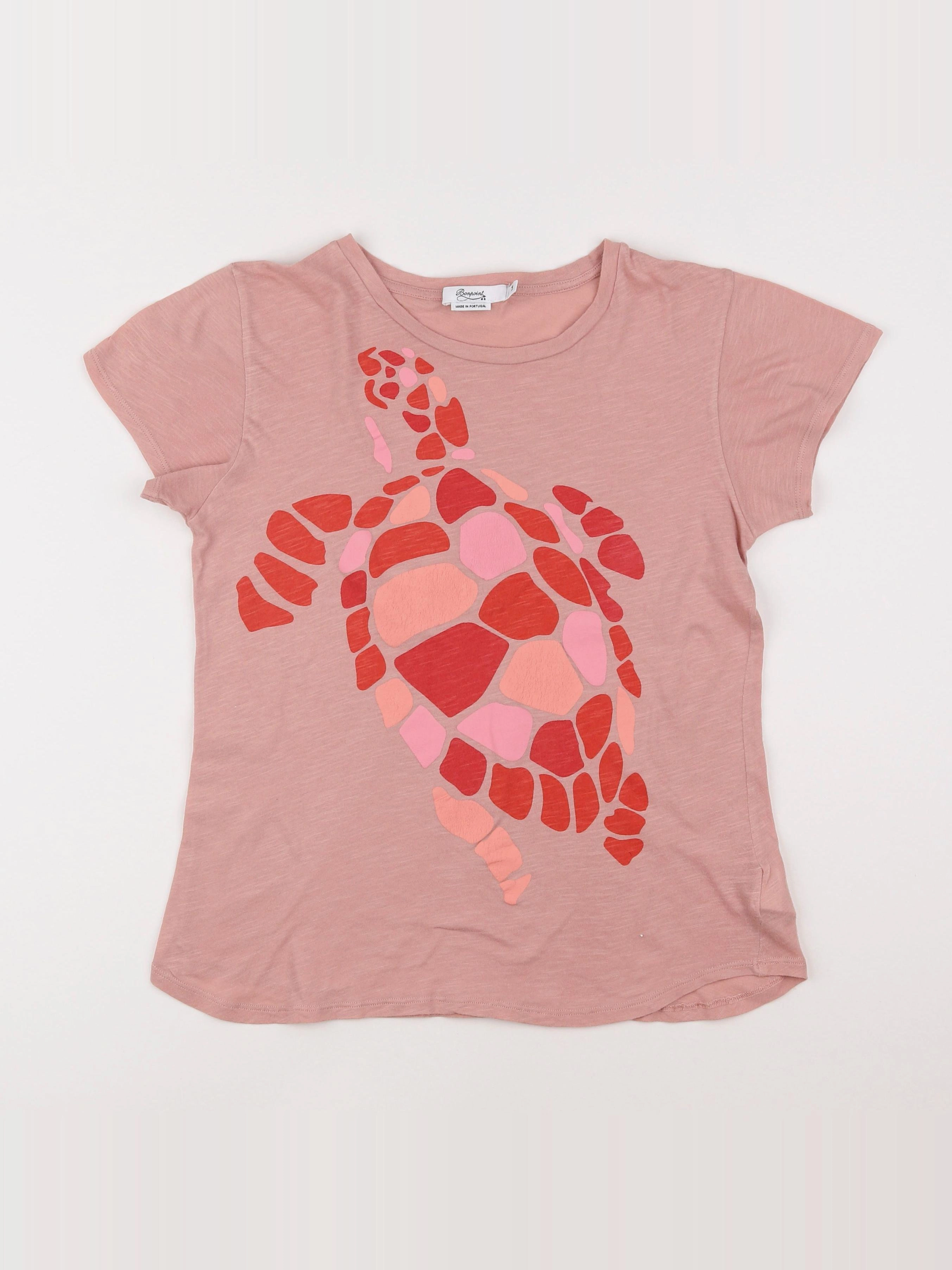 Bonpoint - tee-shirt rose - 14 ans