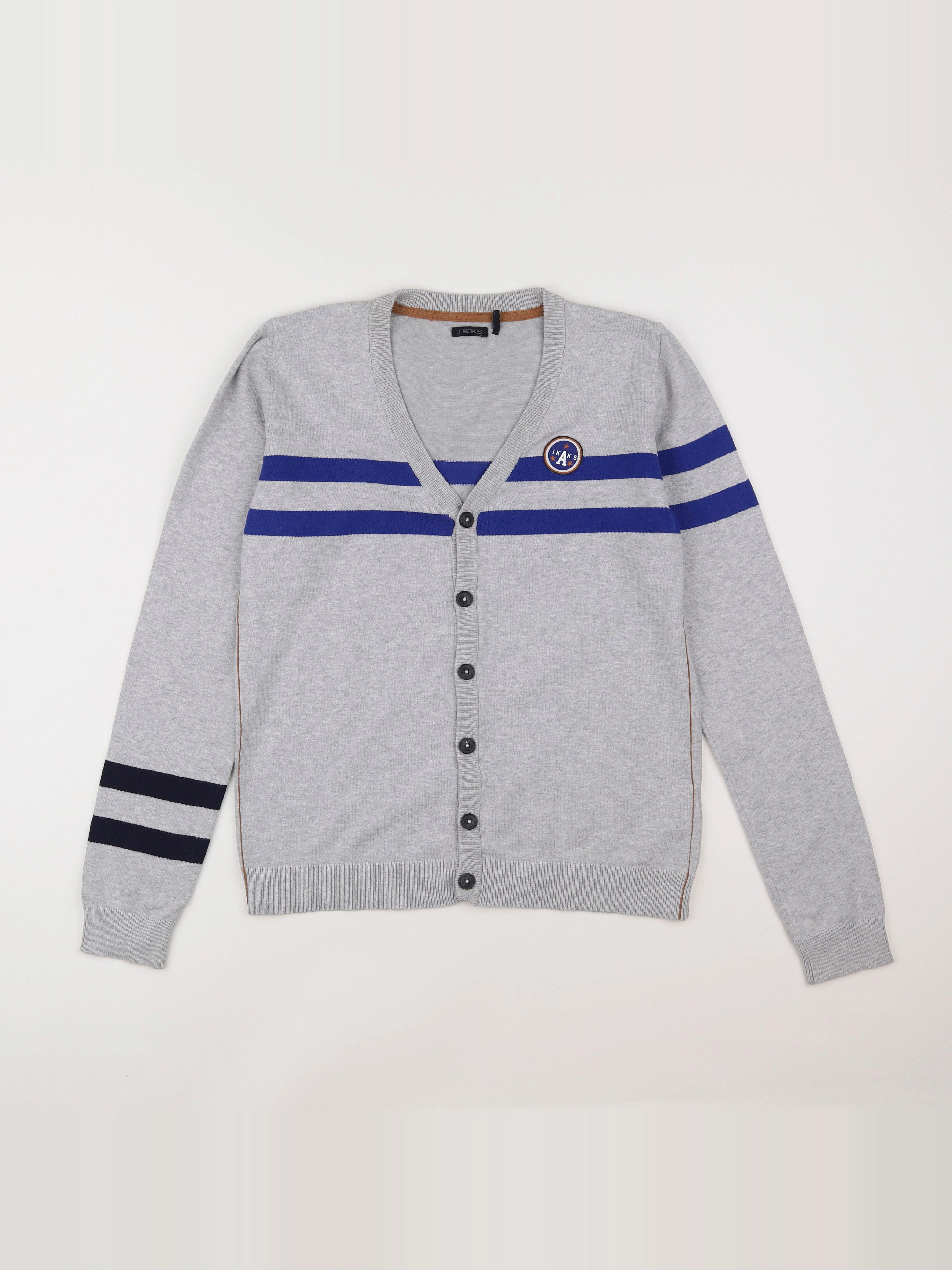 IKKS - gilet gris - 14 ans