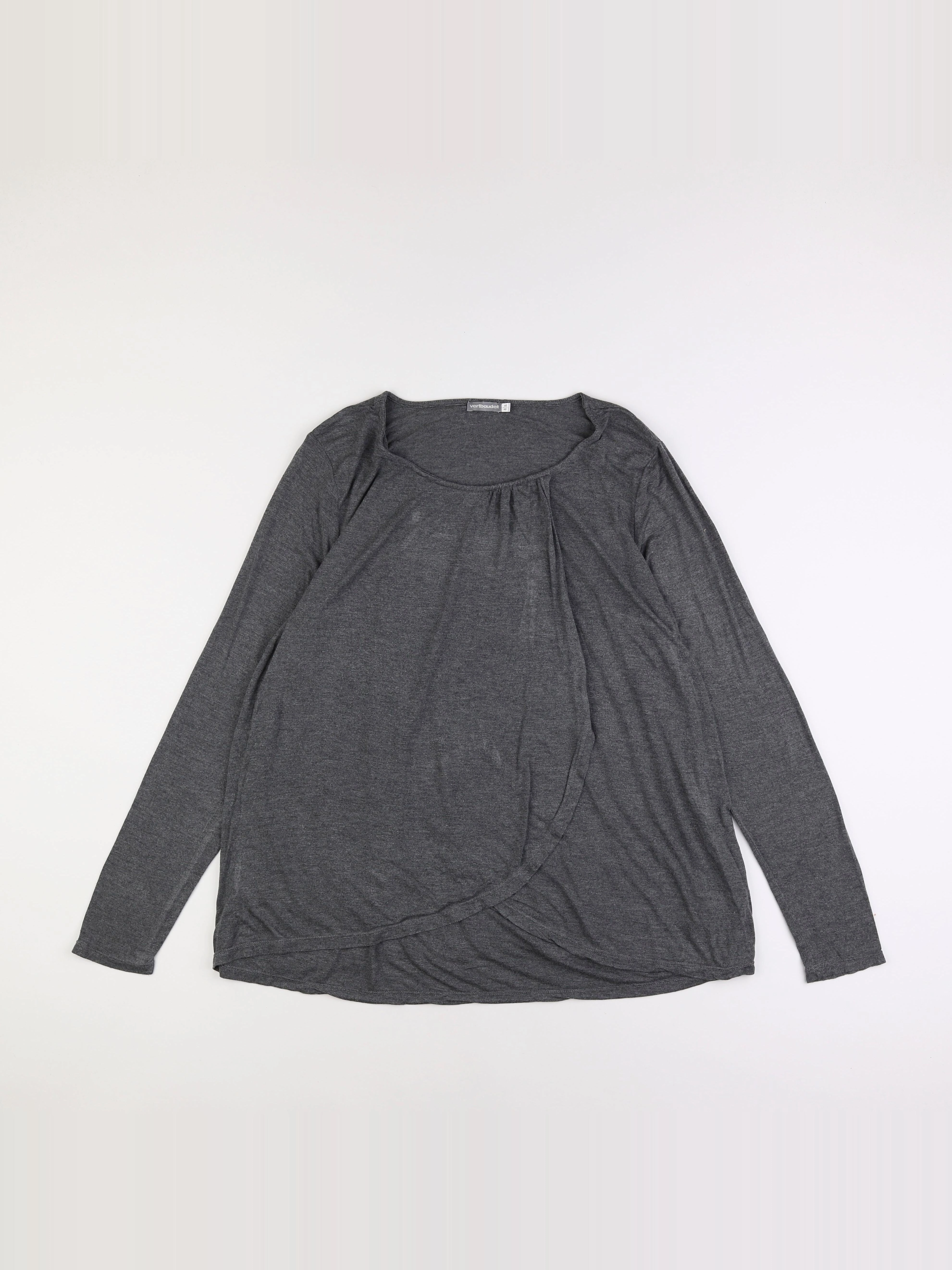 Vertbaudet - tee-shirt grossesse gris - 46 à 48
