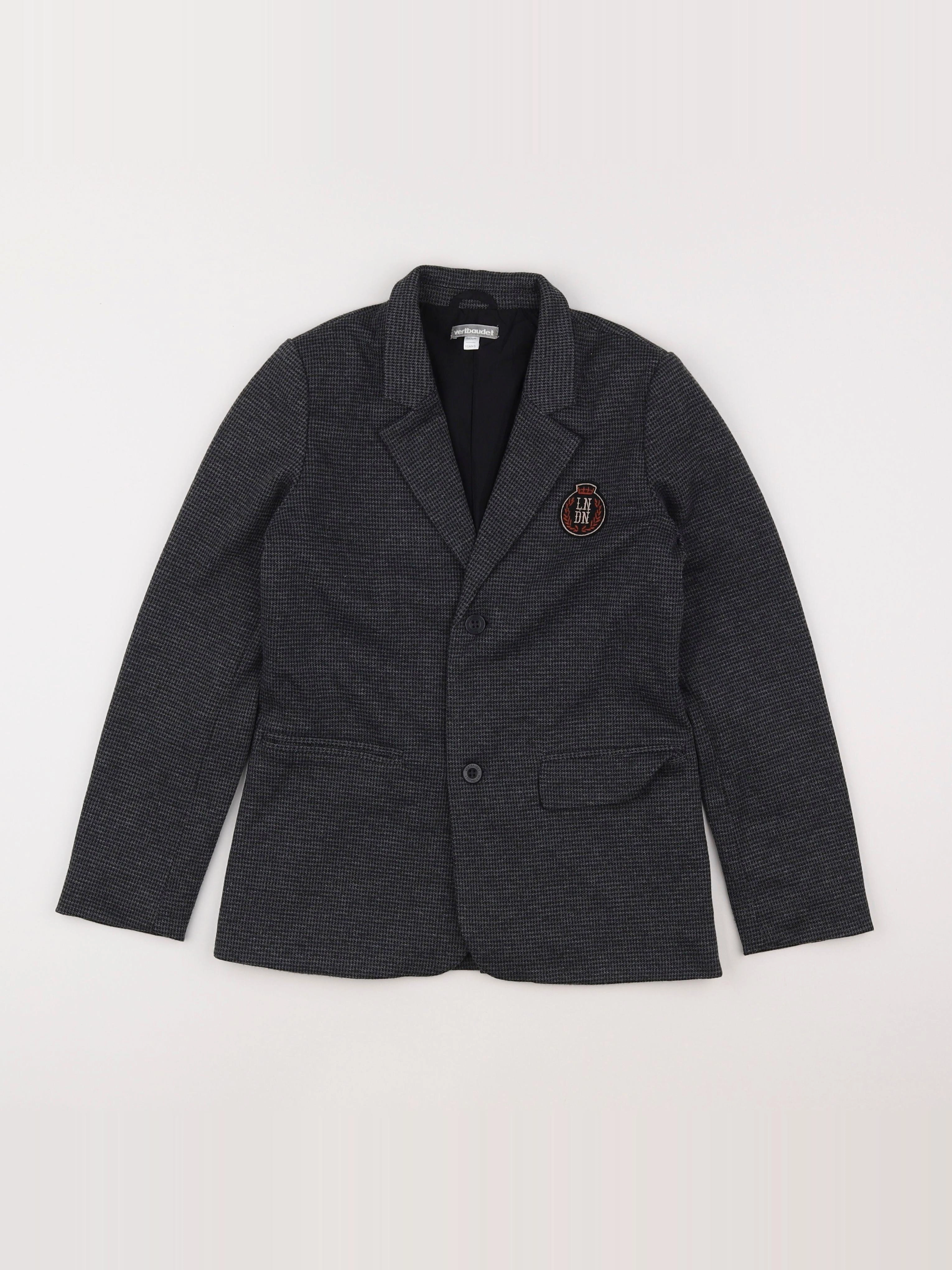 Vertbaudet - veste gris - 10 ans