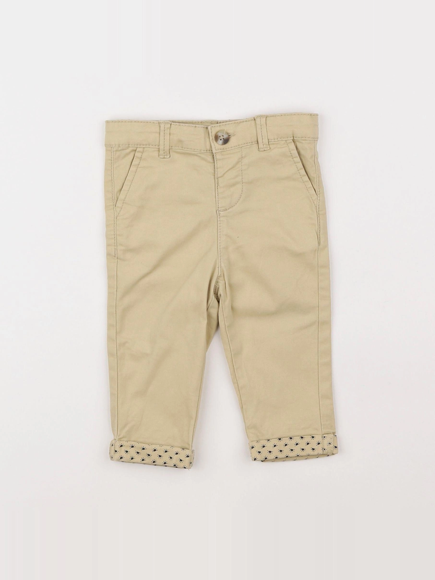 Tape à l'oeil - pantalon beige - 6 mois