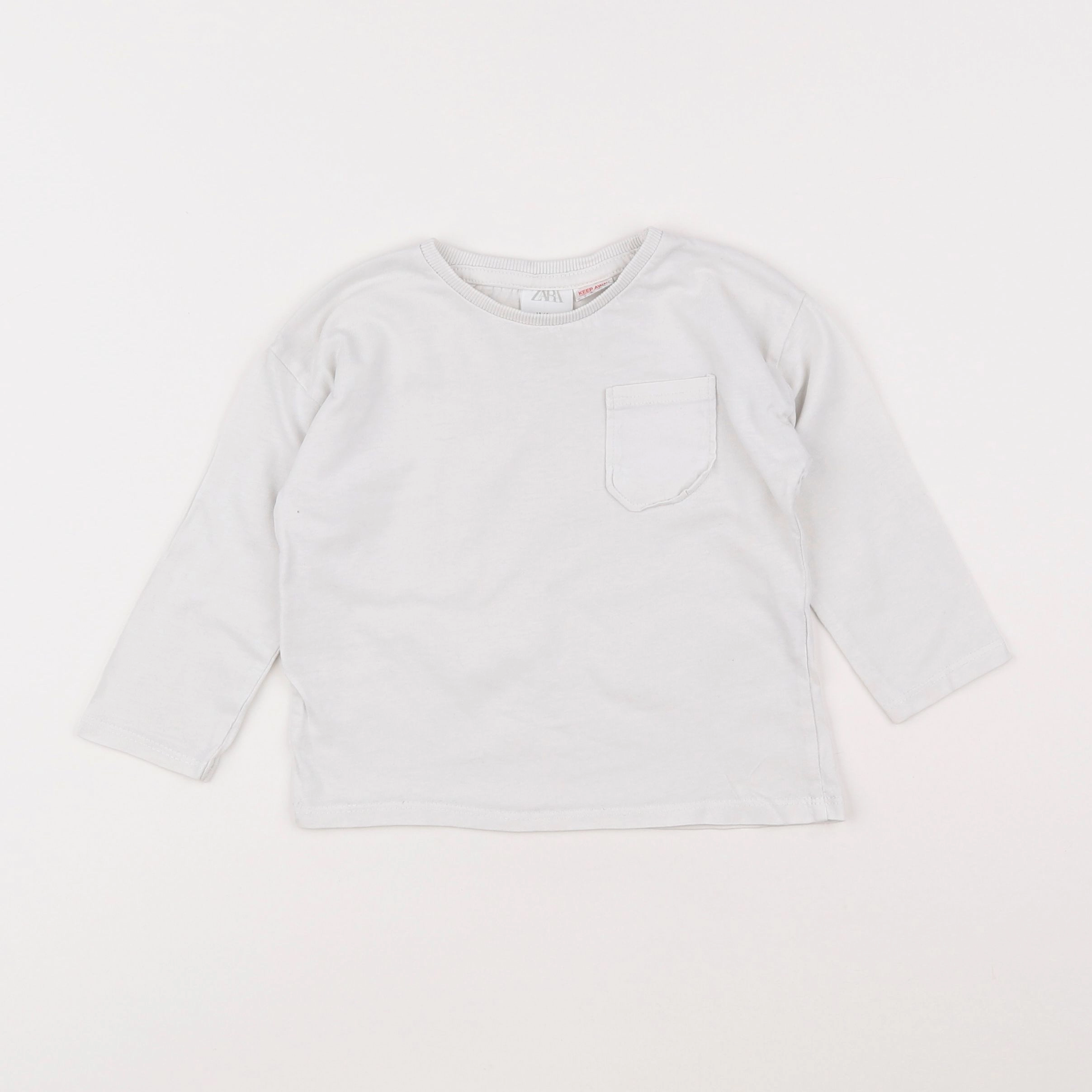 Zara - tee-shirt blanc - 18 mois