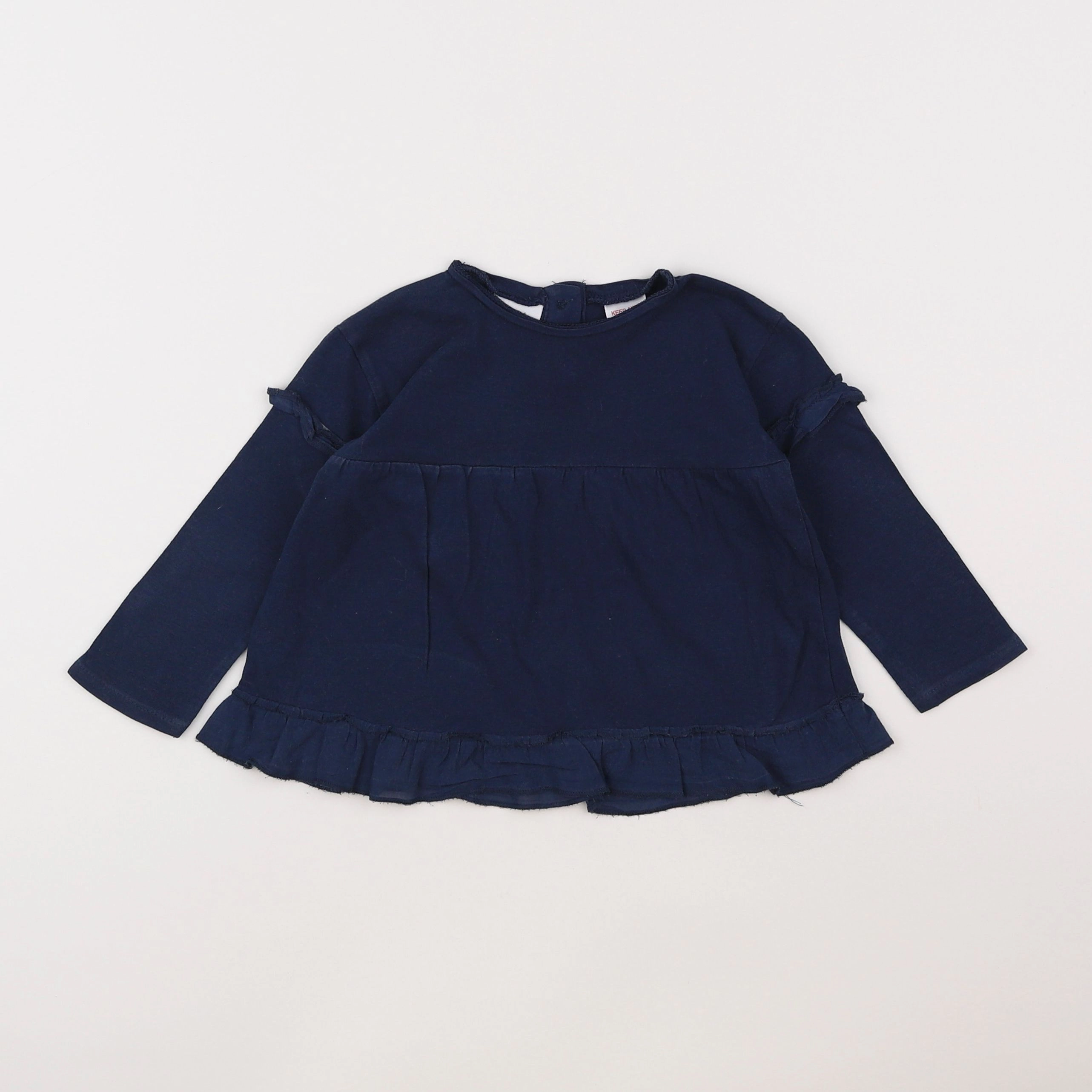 Zara - tee-shirt bleu - 6/9 mois