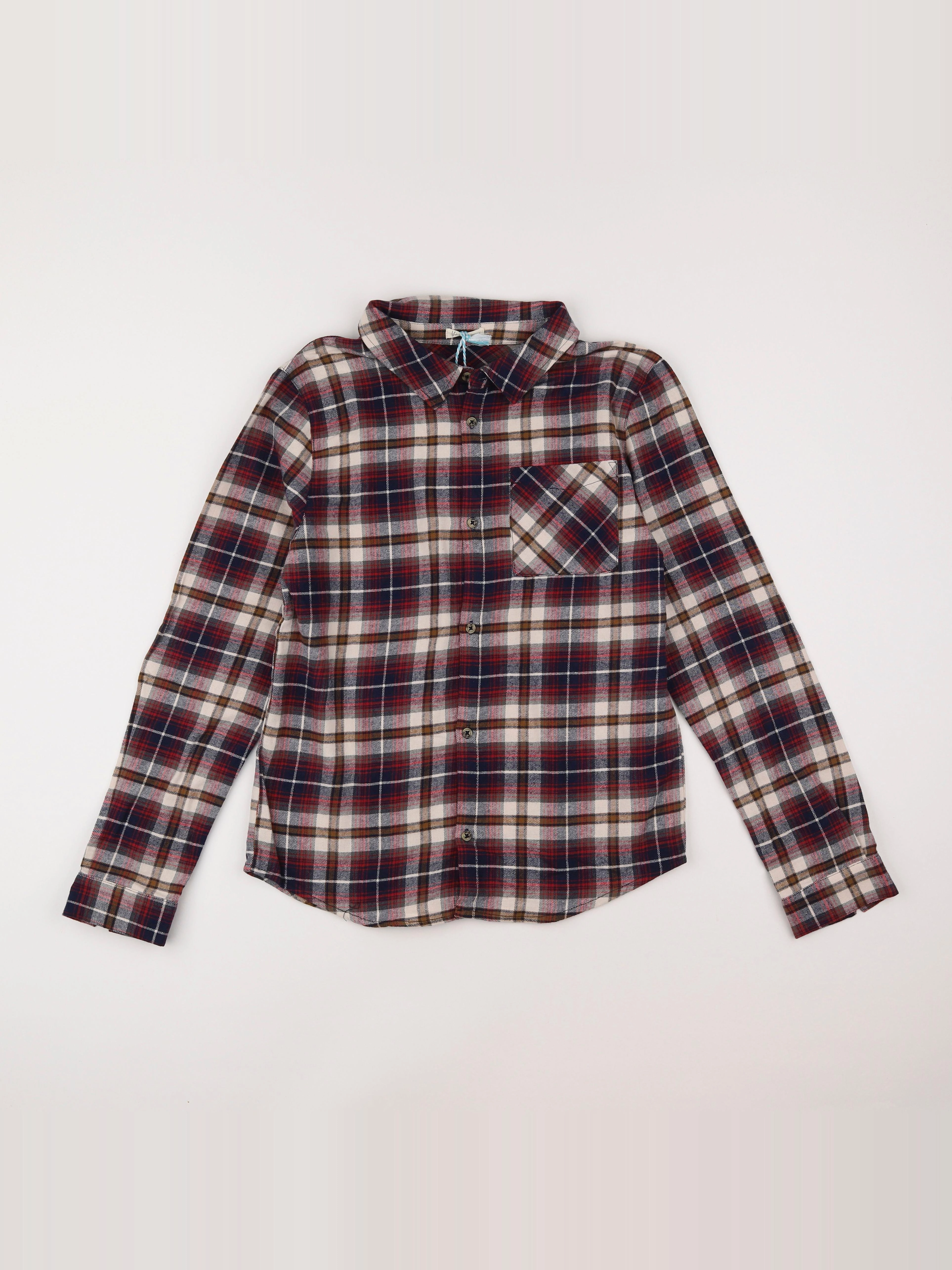Little Cigogne - chemise rouge - 14 ans
