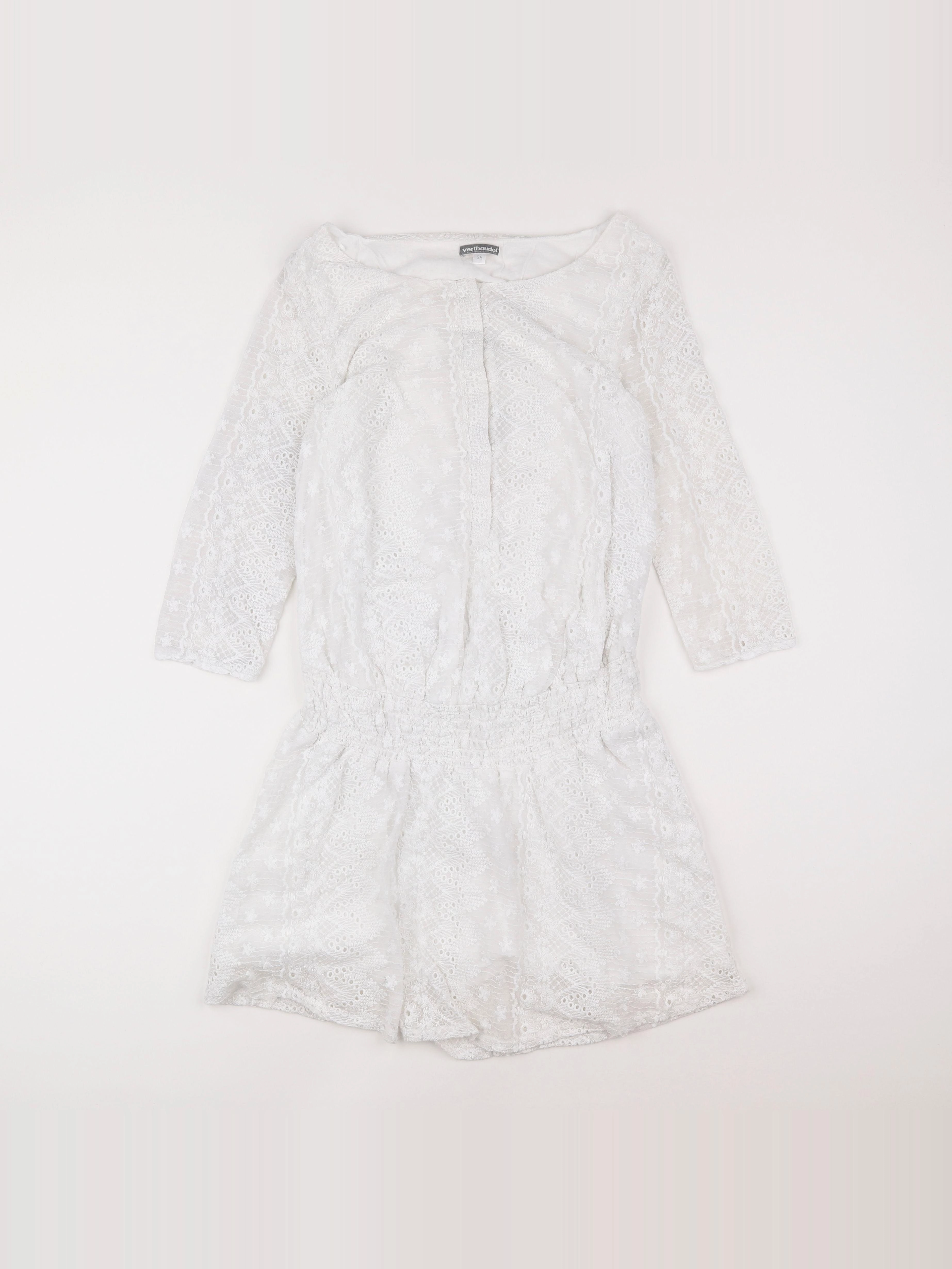 Vertbaudet - robe grossesse blanc - 38