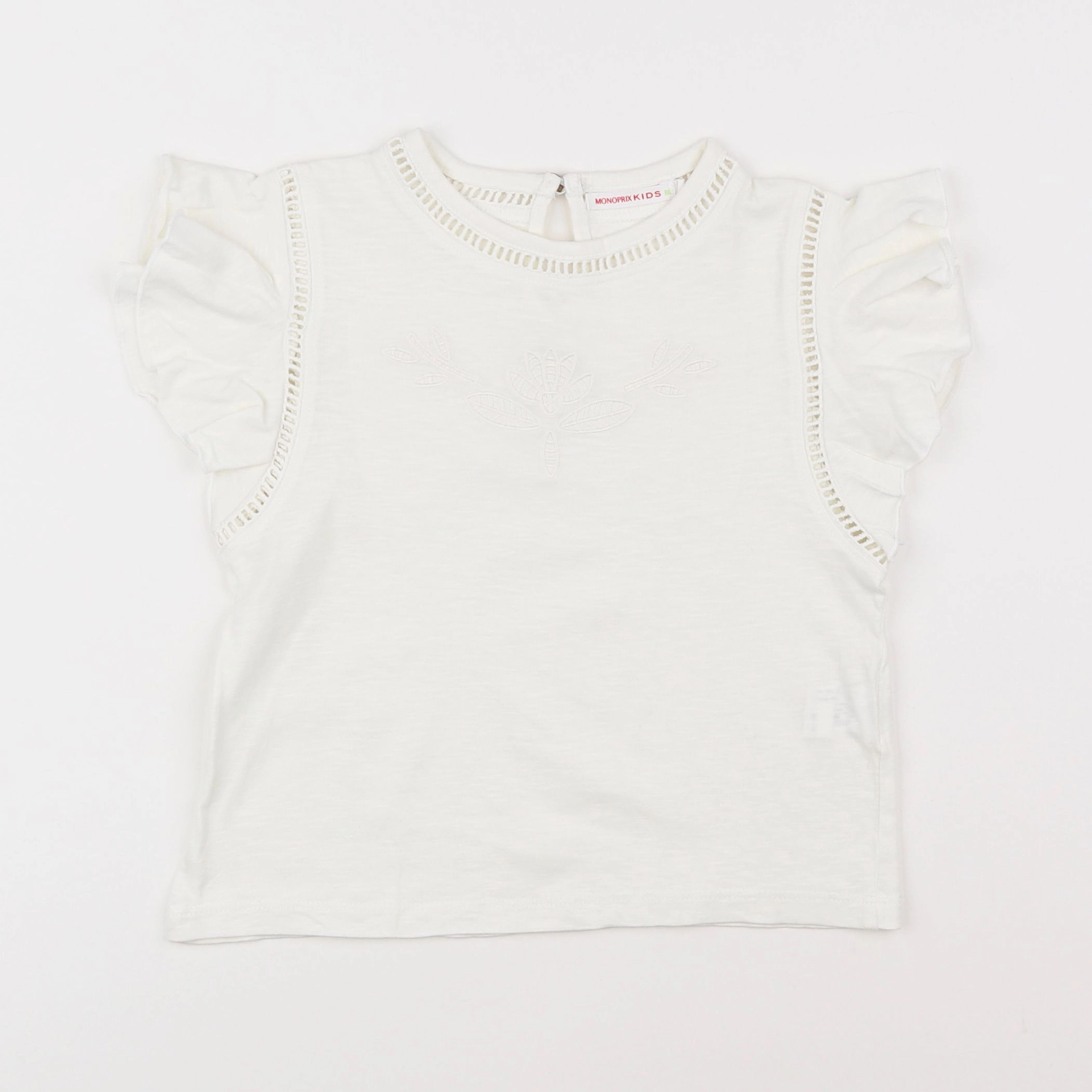 Monoprix - tee-shirt blanc - 4 ans